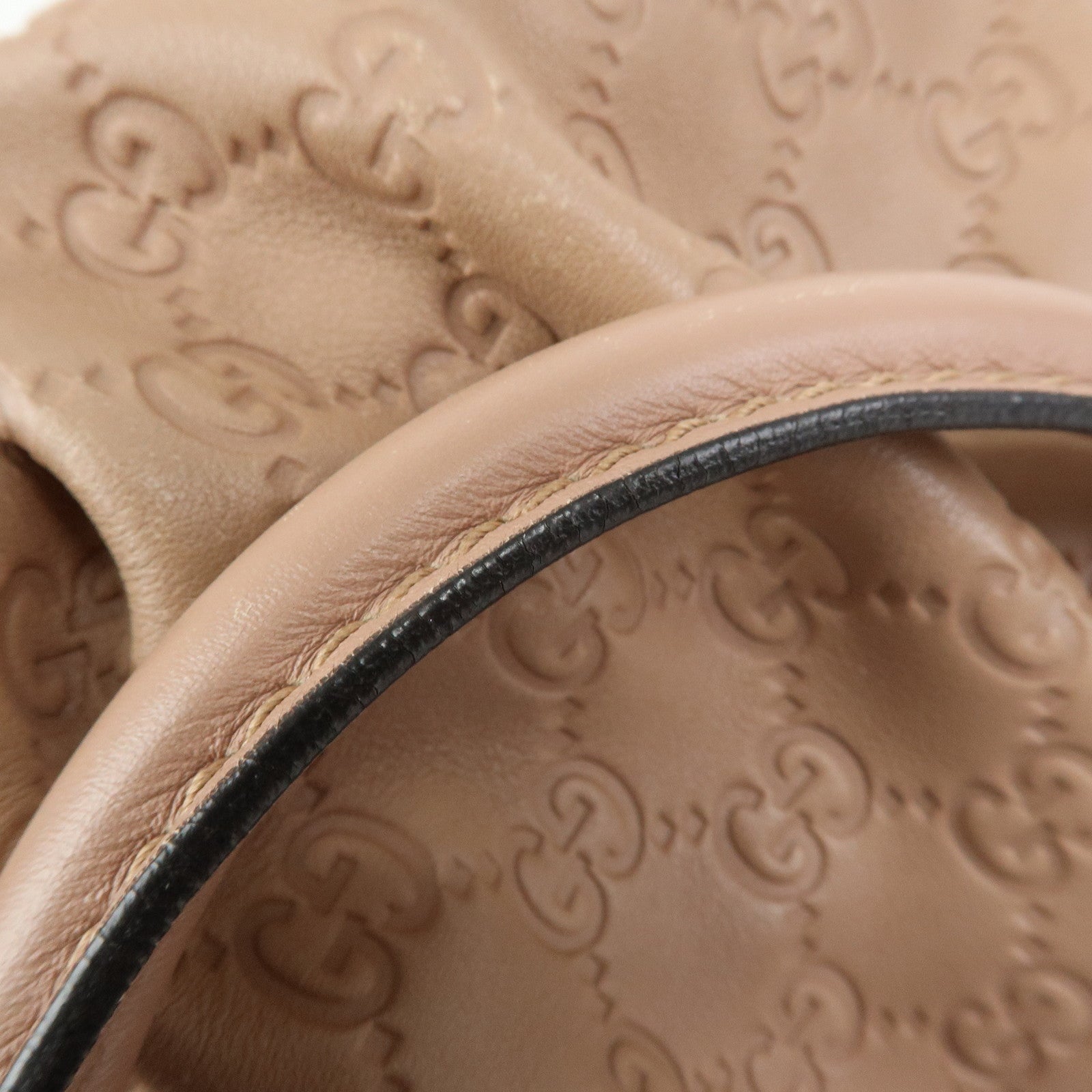 GUCCI Sukey Interlocking G Leather 2Way Shoulder Hand Bag 247902