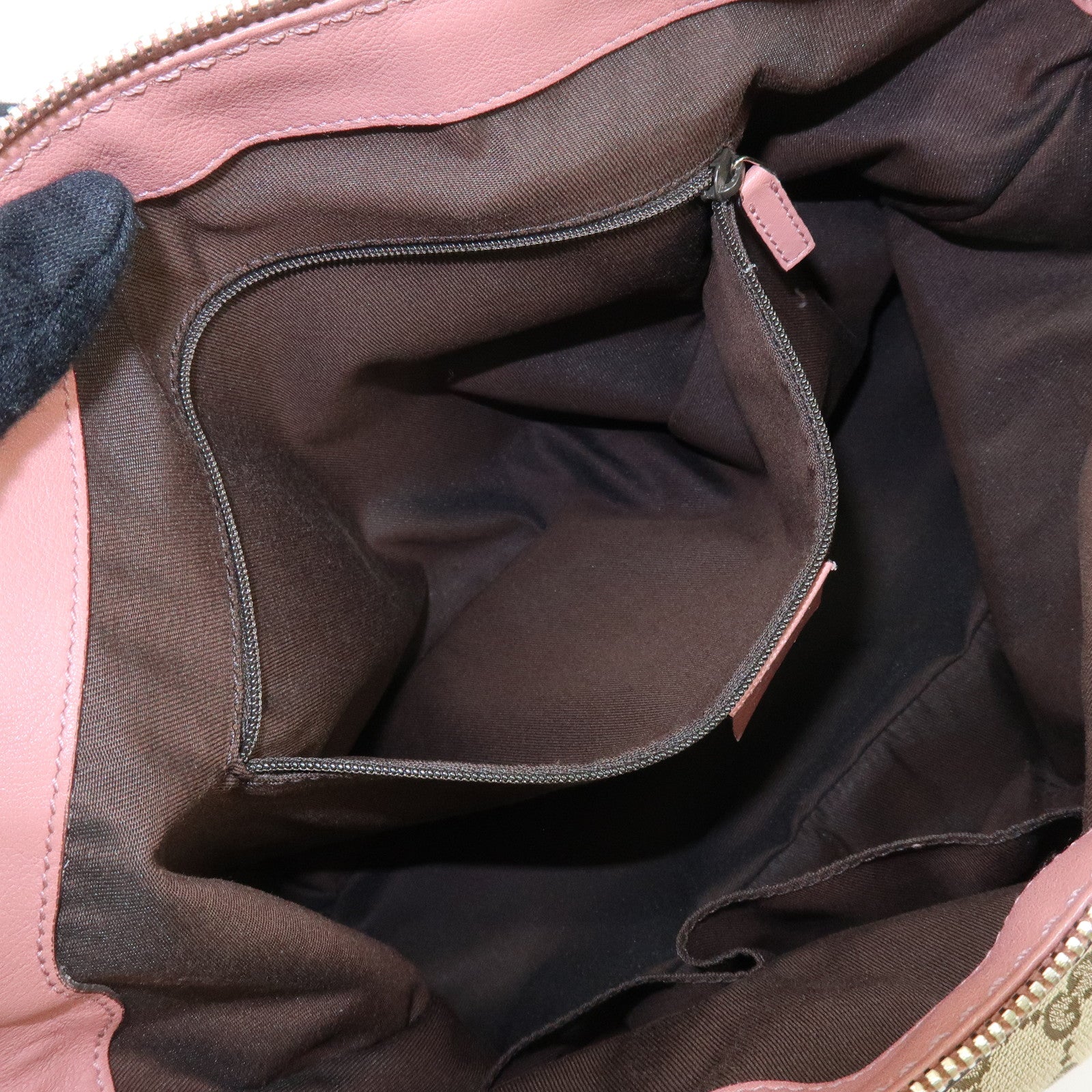 GUCCI Sukey GG Canvas Leather 2Way Shoulder Bag Pink 247902