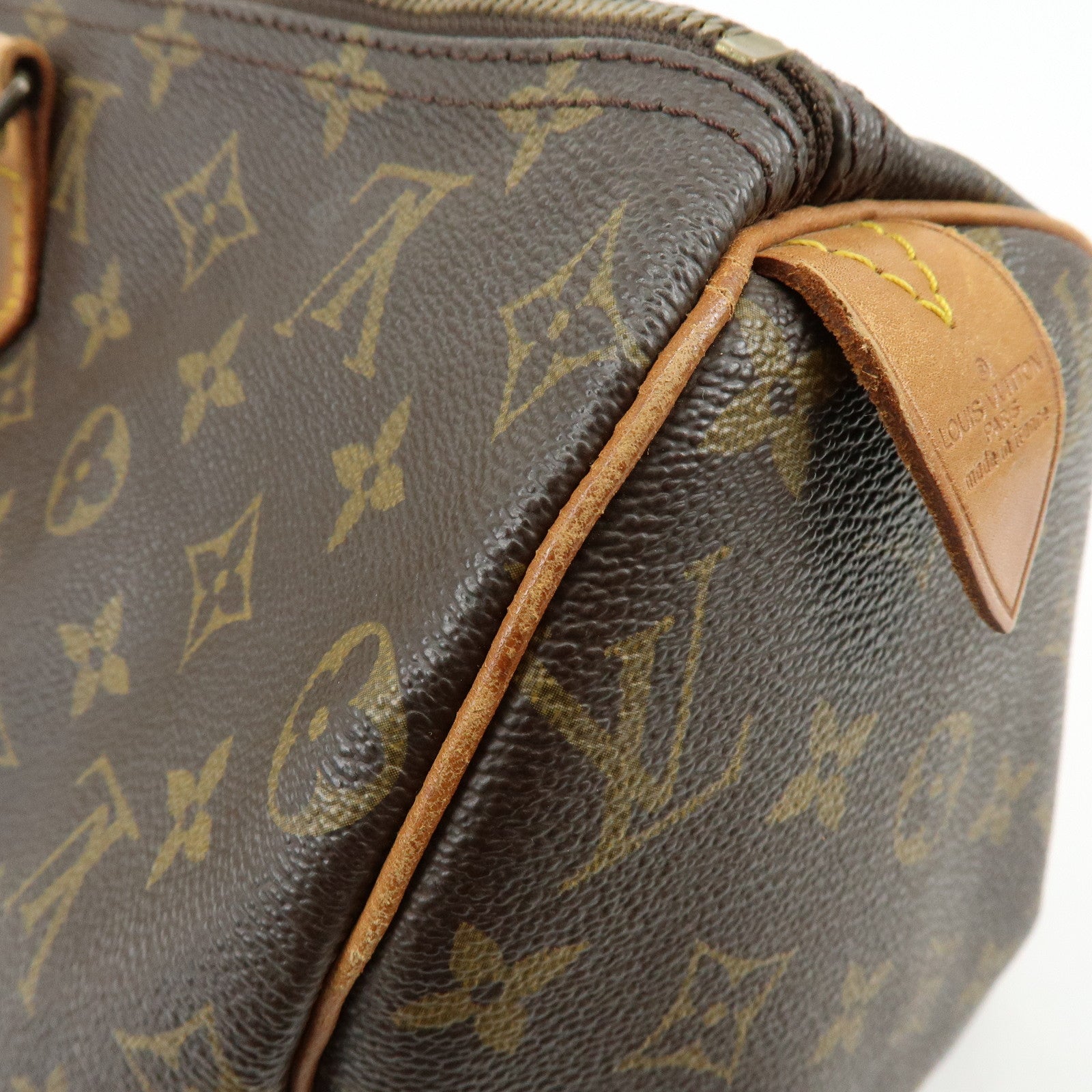 Louis Vuitton Monogram Speedy 40 Boston Bag Brown M41522