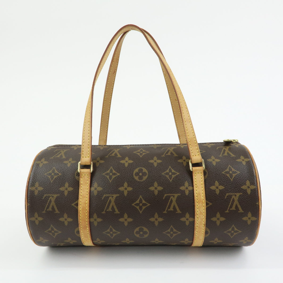 Louis Vuitton Monogram Papillon 30 Hand Bag Brown M51385
