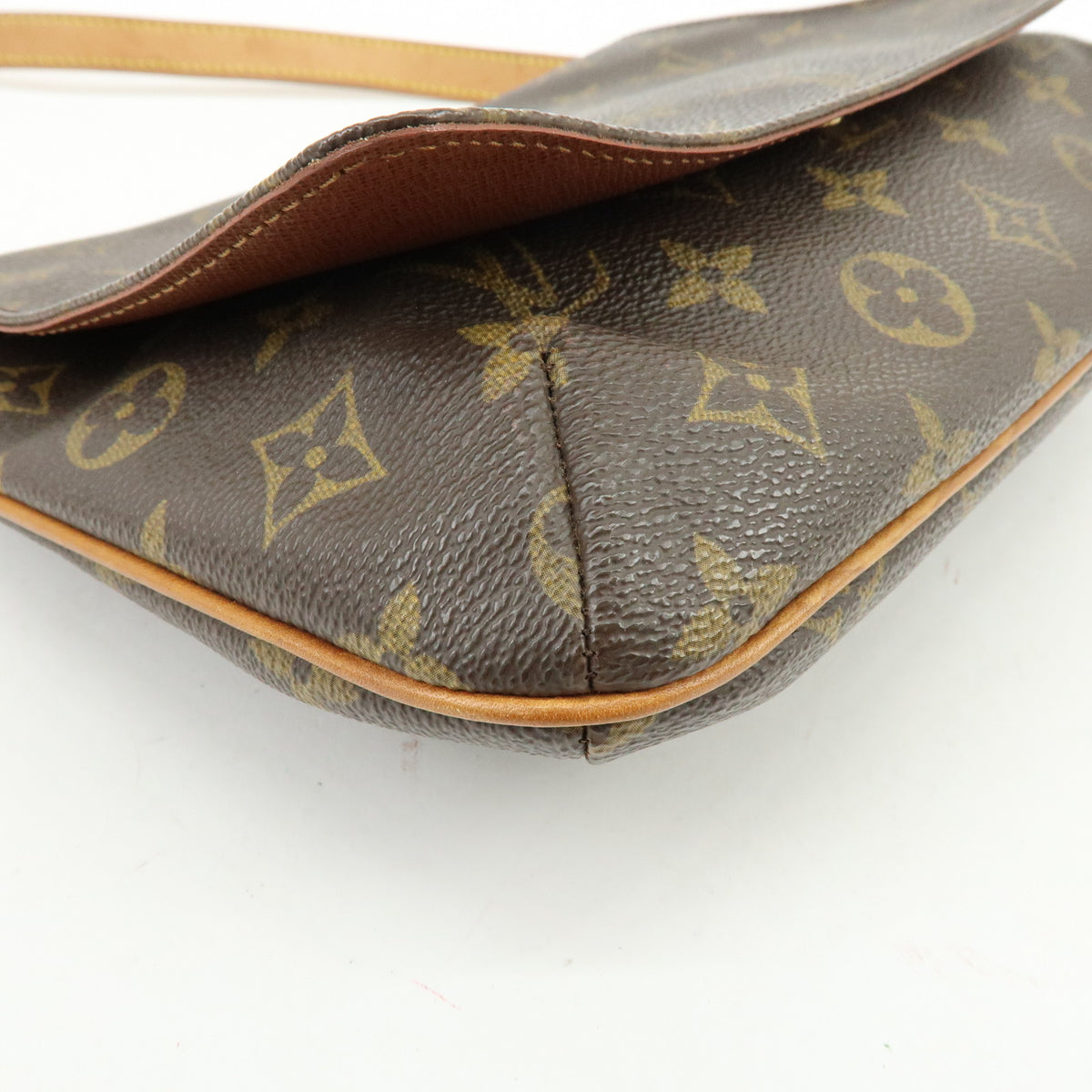Louis Vuitton Monogram Musette Tango Short Shoulder Bag Brown M51257