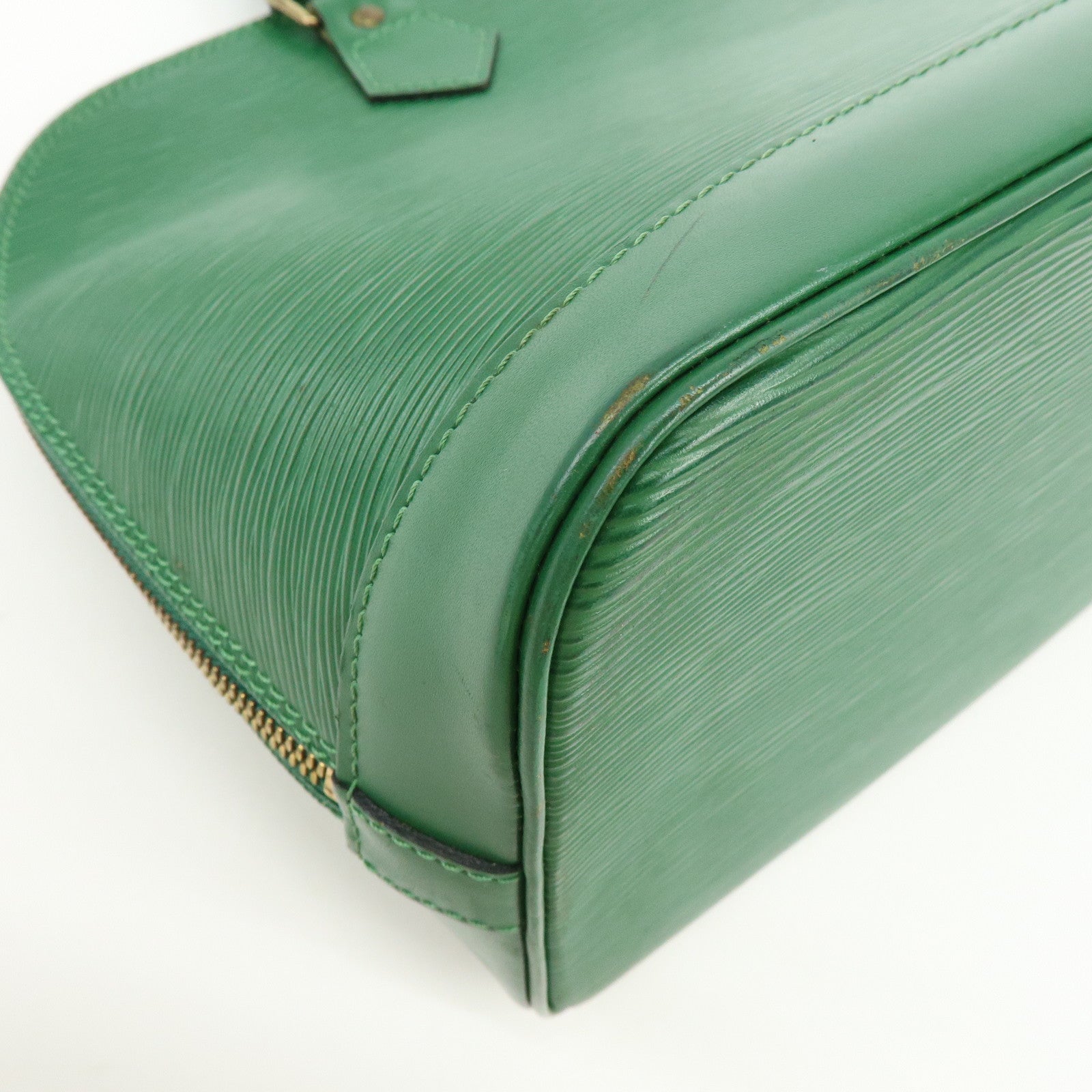 Louis Vuitton Epi Alma 2Way Bag Hand Bag Borneo Green M52144