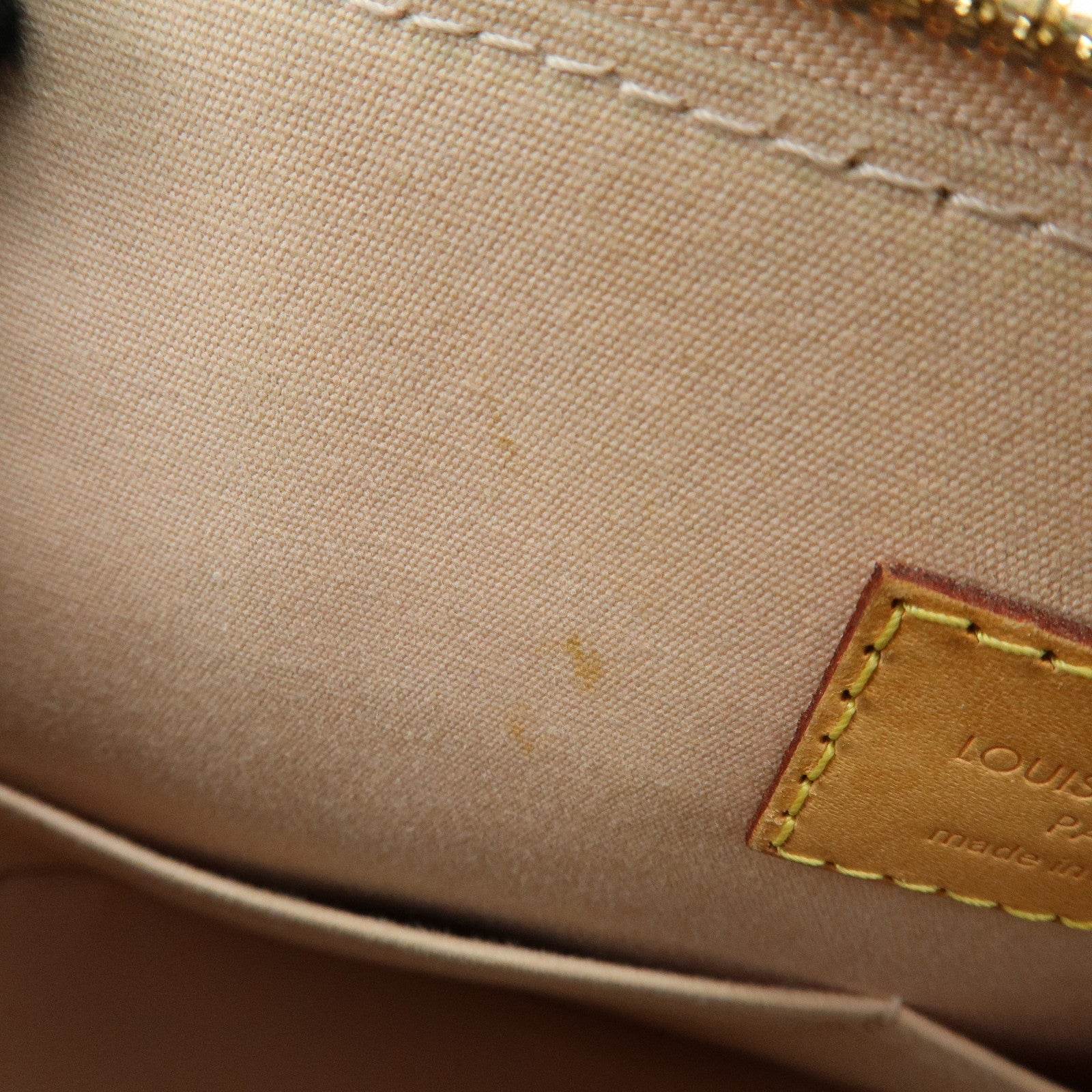 Louis Vuitton Monogram Vernis Alma PM Hand Bag Rose Florentins M91614