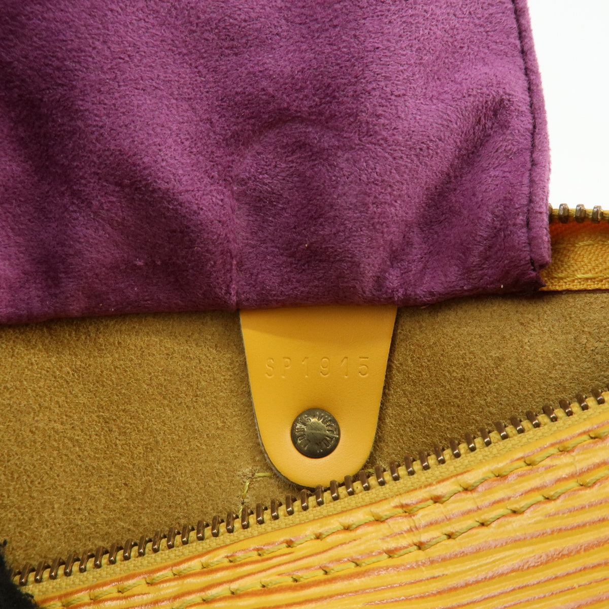 Louis Vuitton Epi Speedy 25 Boston Bag Hand Bag Yellow M43019