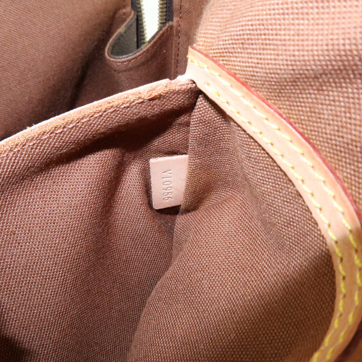 Louis Vuitton Monogram Alma PM Canvas Leather Hand Bag Brown M51130