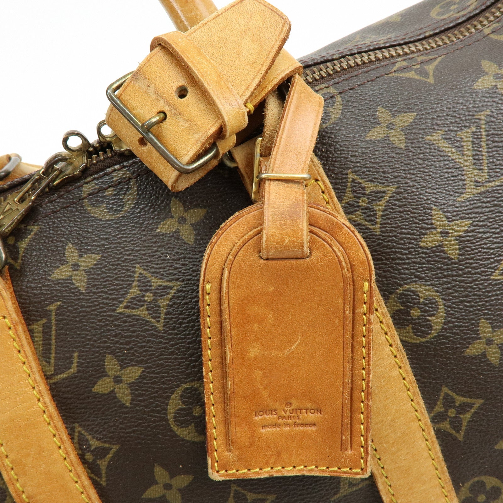 Louis Vuitton Monogram Keep All 45 Boston Bag Hand Bag Brown M41428