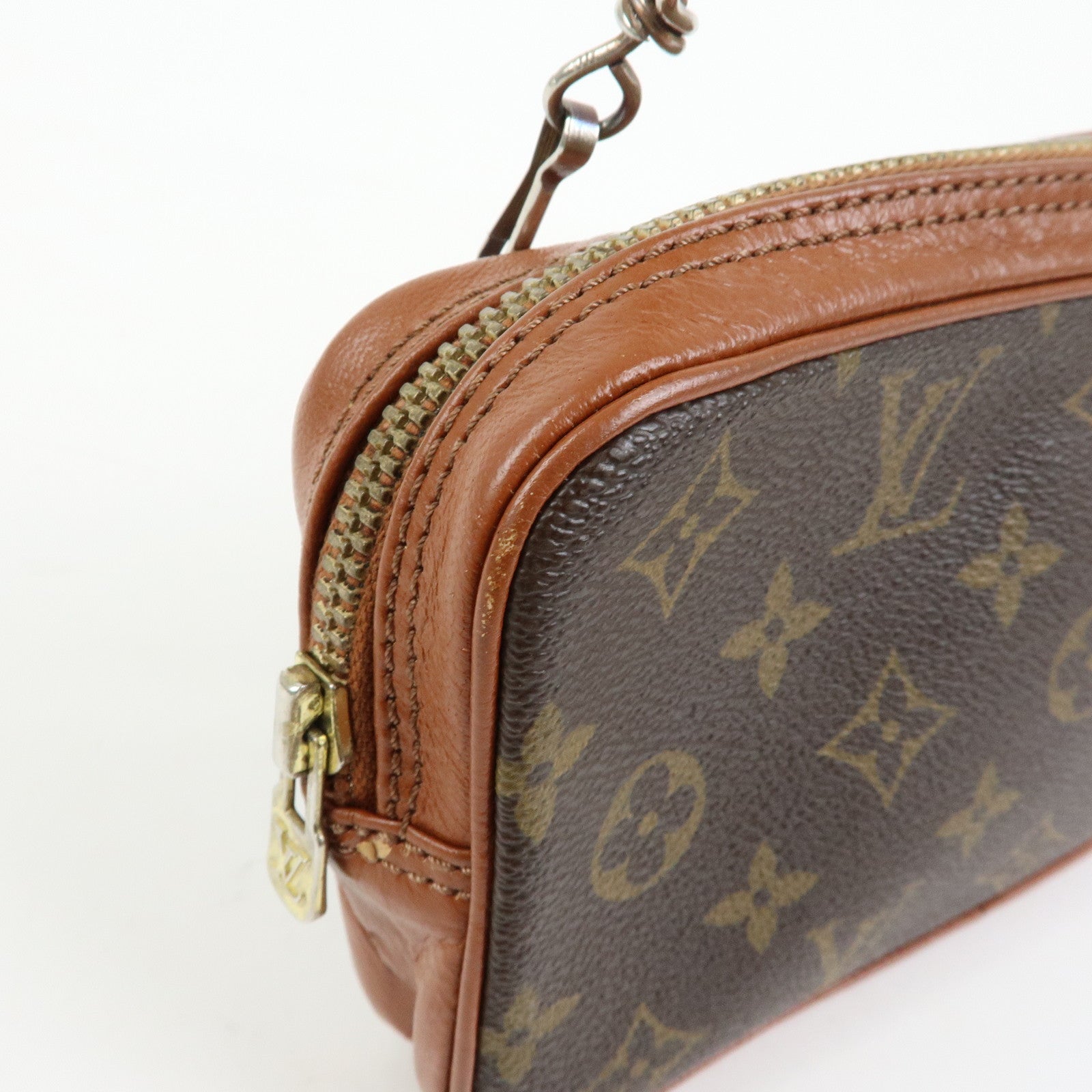 Louis Vuitton Monogram Pochette Marly Bandouliere Bag Brown M51828