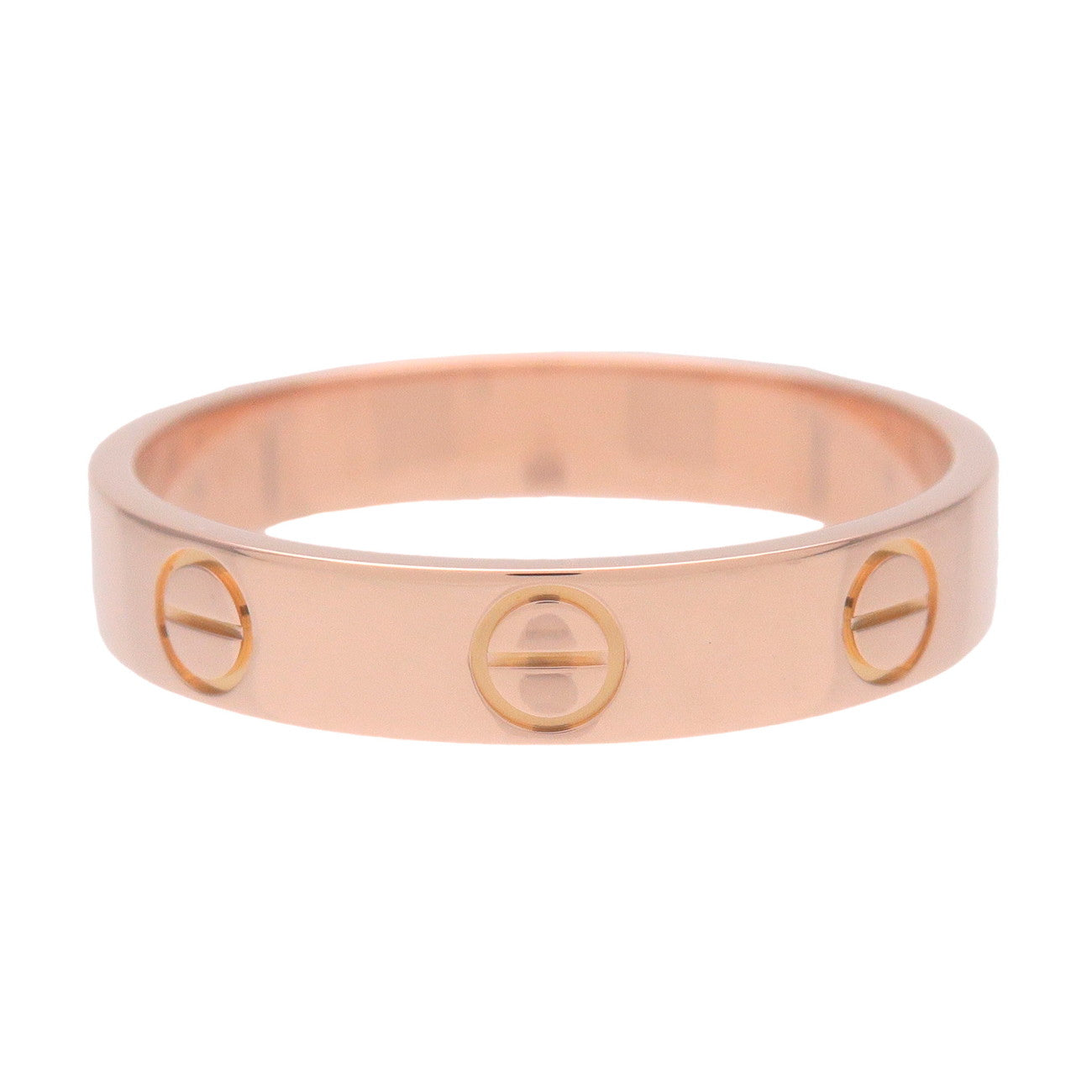 Cartier Mini Love Ring Rose Gold K18 750PG #53 US6.5 EU53 HK14