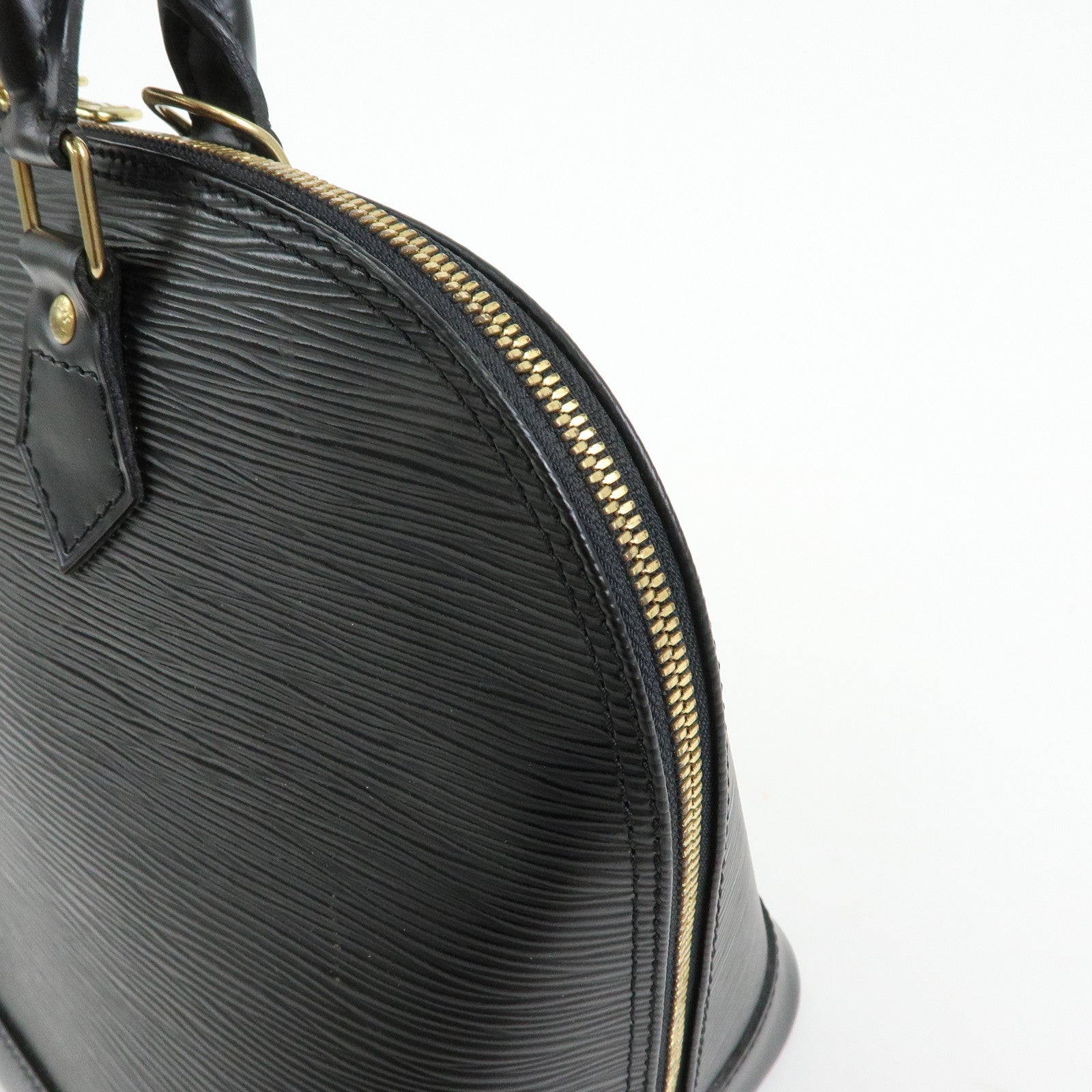 Louis Vuitton Epi Alma Hand Bag Noir Black M52142