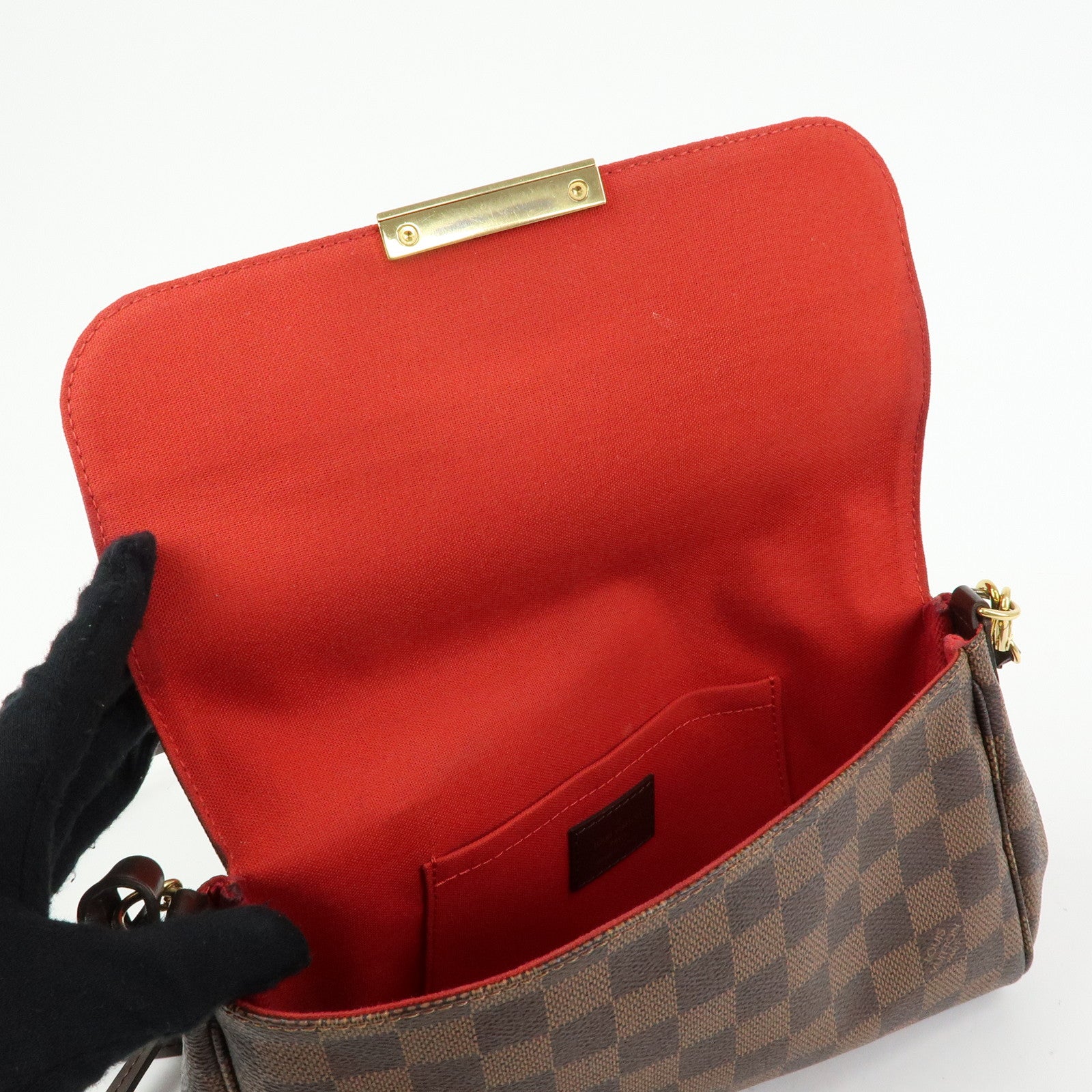Louis Vuitton Damier Favorite MM 2Way Shoulder Bag Hand Bag N41129