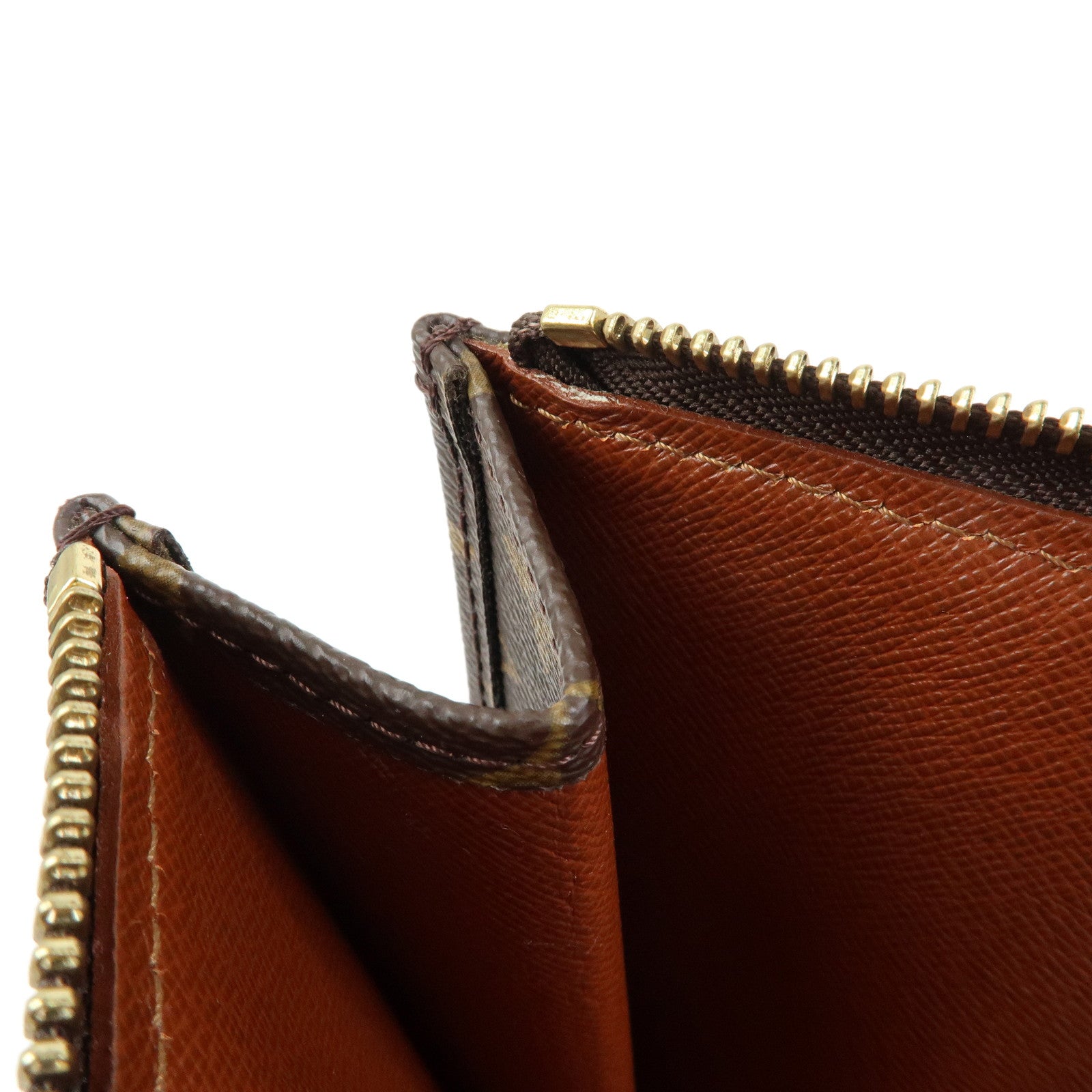 Louis Vuitton Monogram Posh Documents Clutch Bag Brown M53456