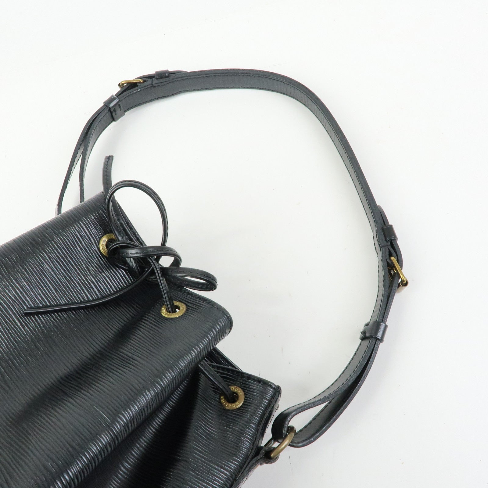 Louis Vuitton Epi Leather Petit Noe Shoulder Bag Noir Black M59012