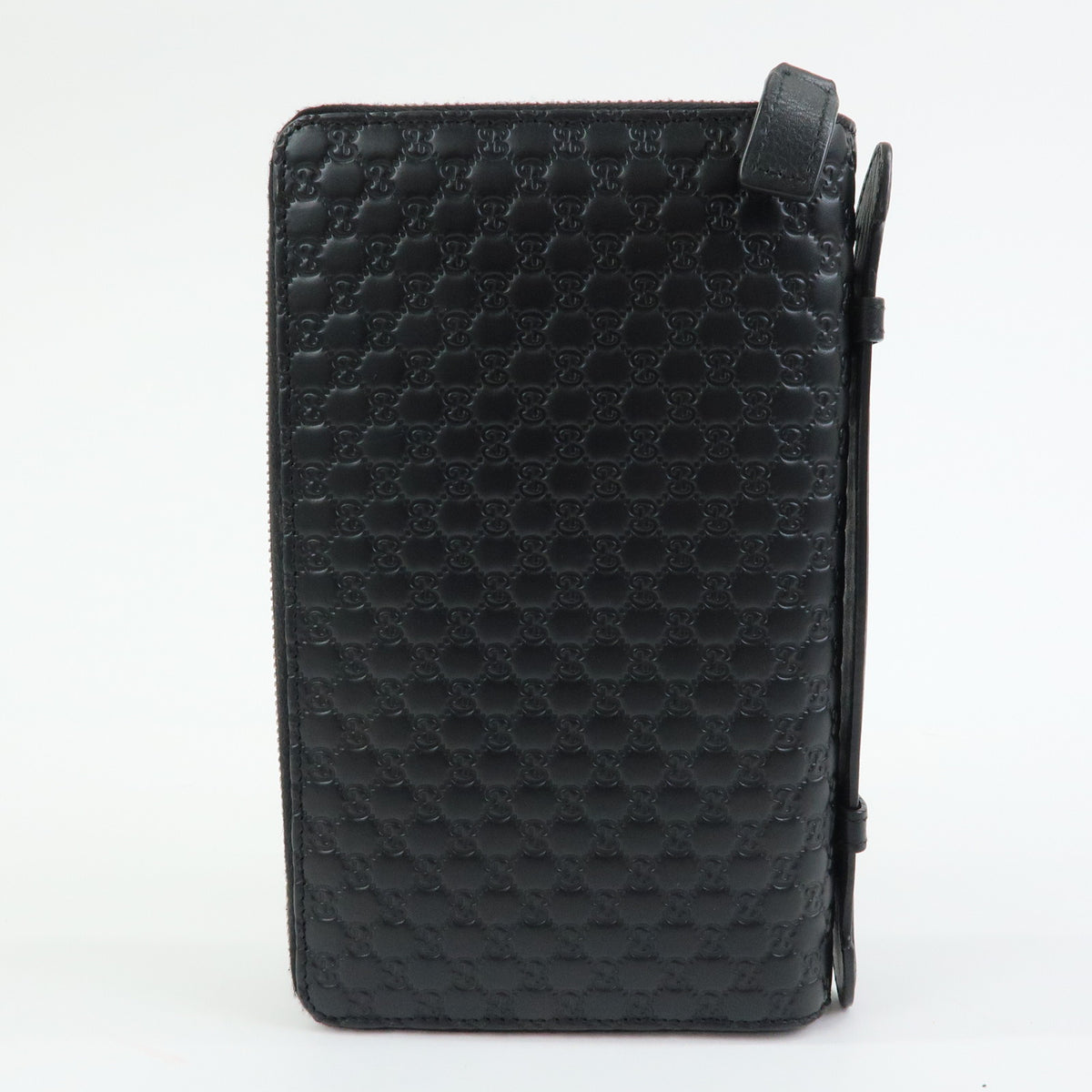 GUCCI Microguccissima Travel Document Case Organizer Black 449246