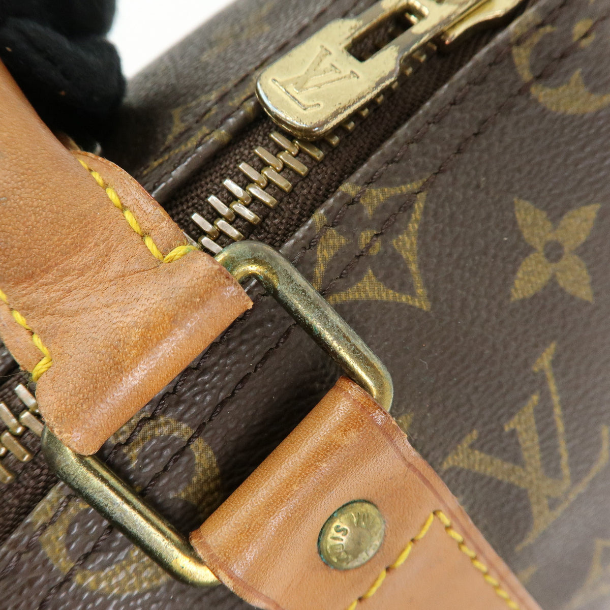 Louis Vuitton Monogram Keep All 50 Boston Bag Brown M41426