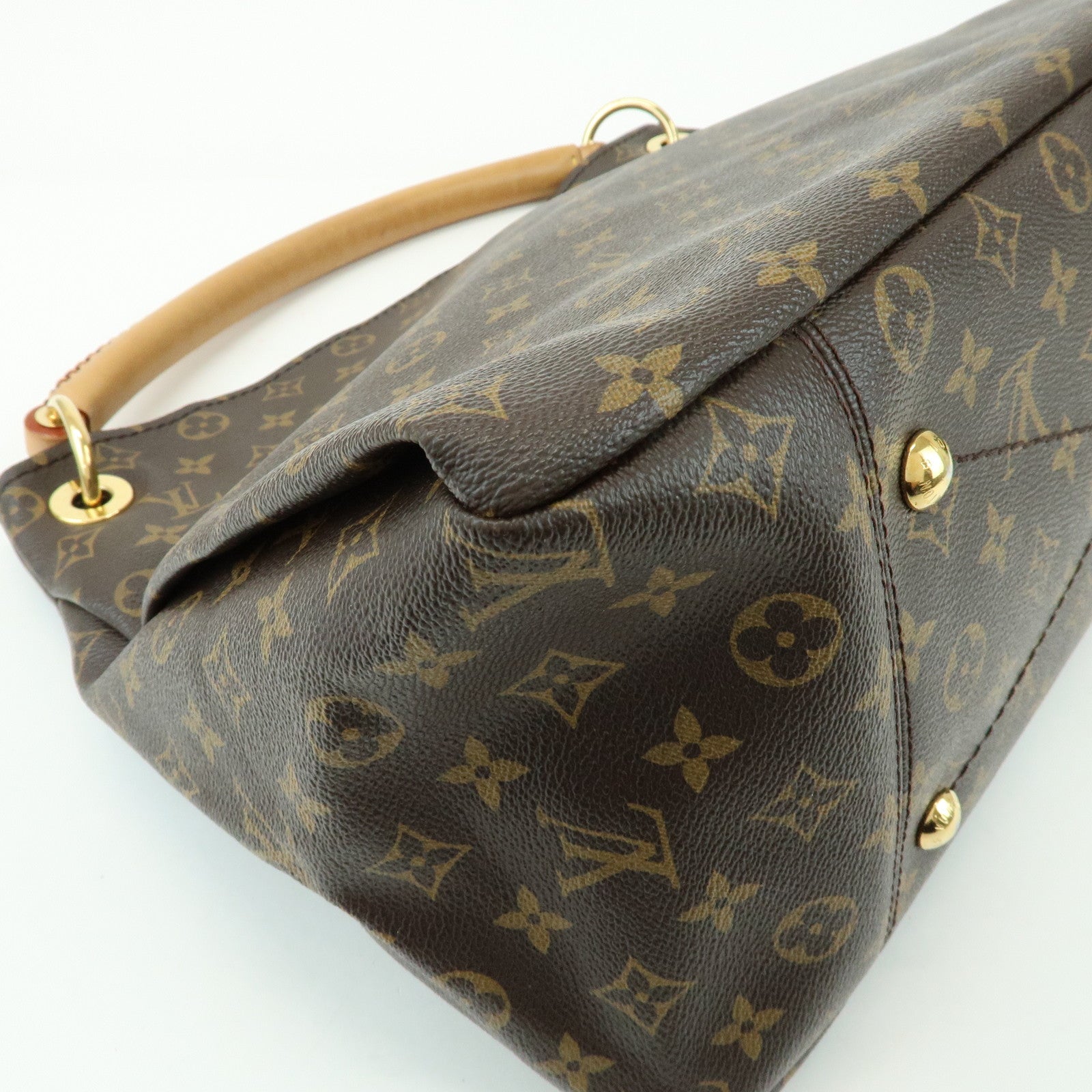 Louis Vuitton Monogram Artsy MM Shoulder Bag Brown M40249