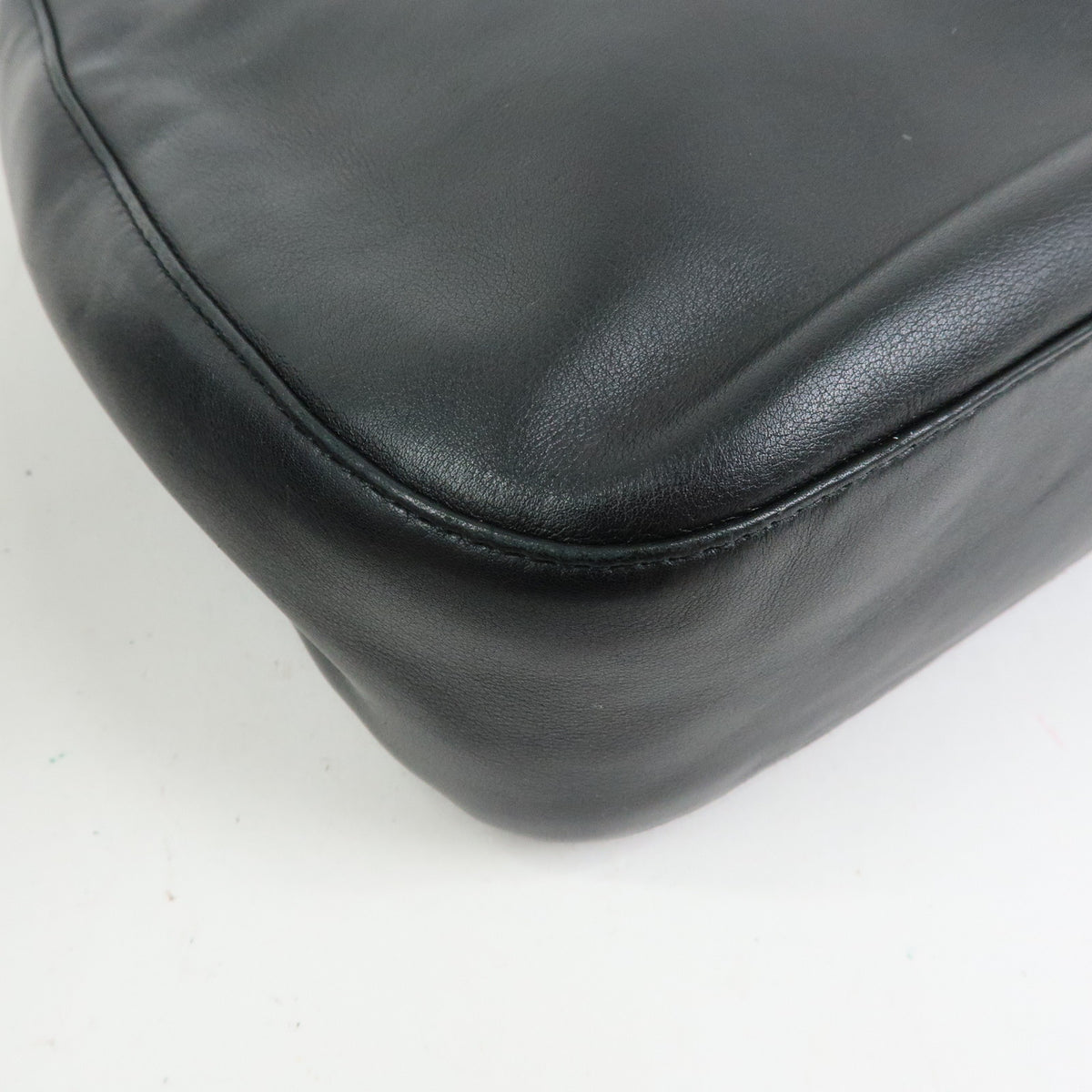 Christian Dior Malice Pearl Leather Shoulder Bag Hand Bag Black