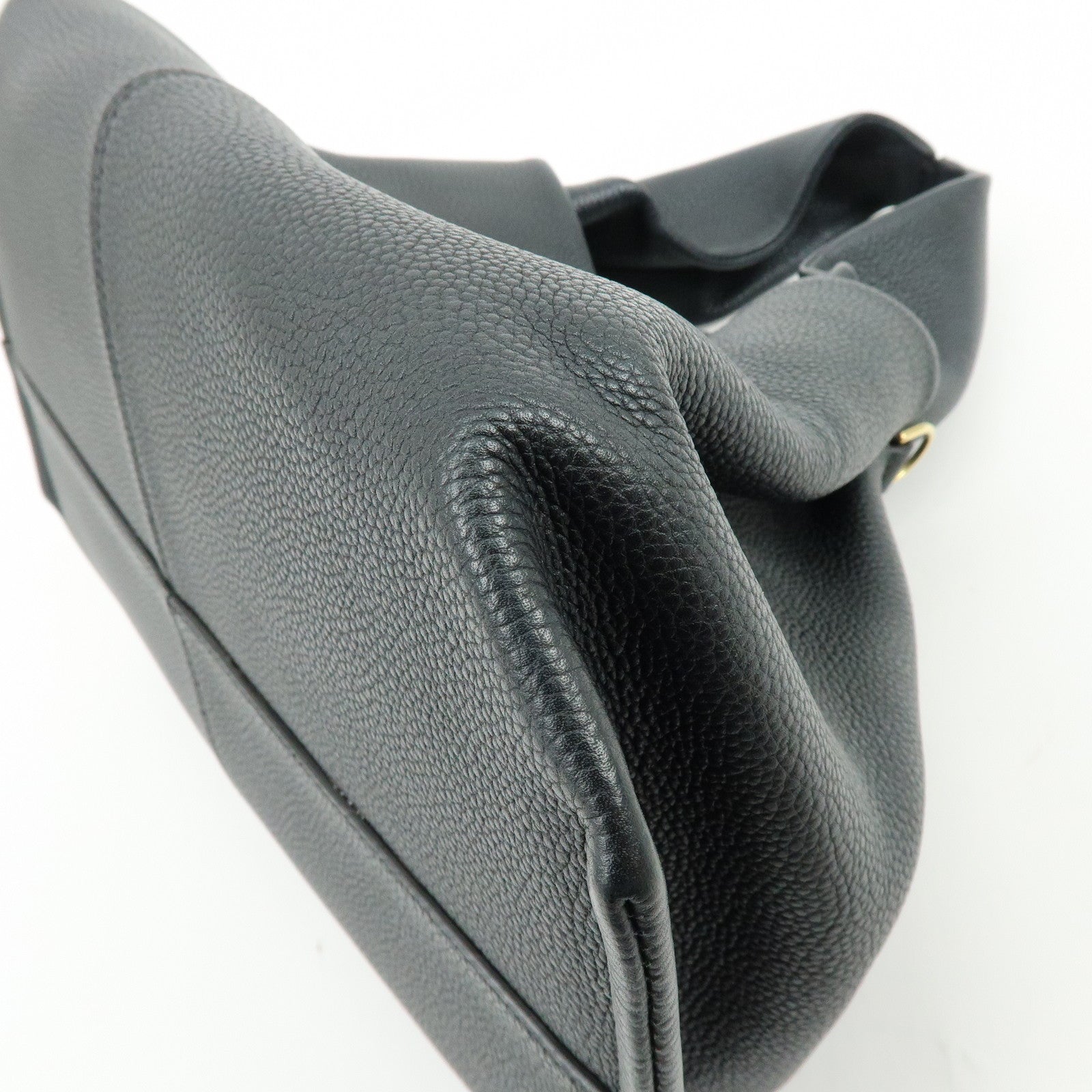 POLENE Numéro Neuf Calf Leather 2Way Bag Hand Shoulder Bag Black