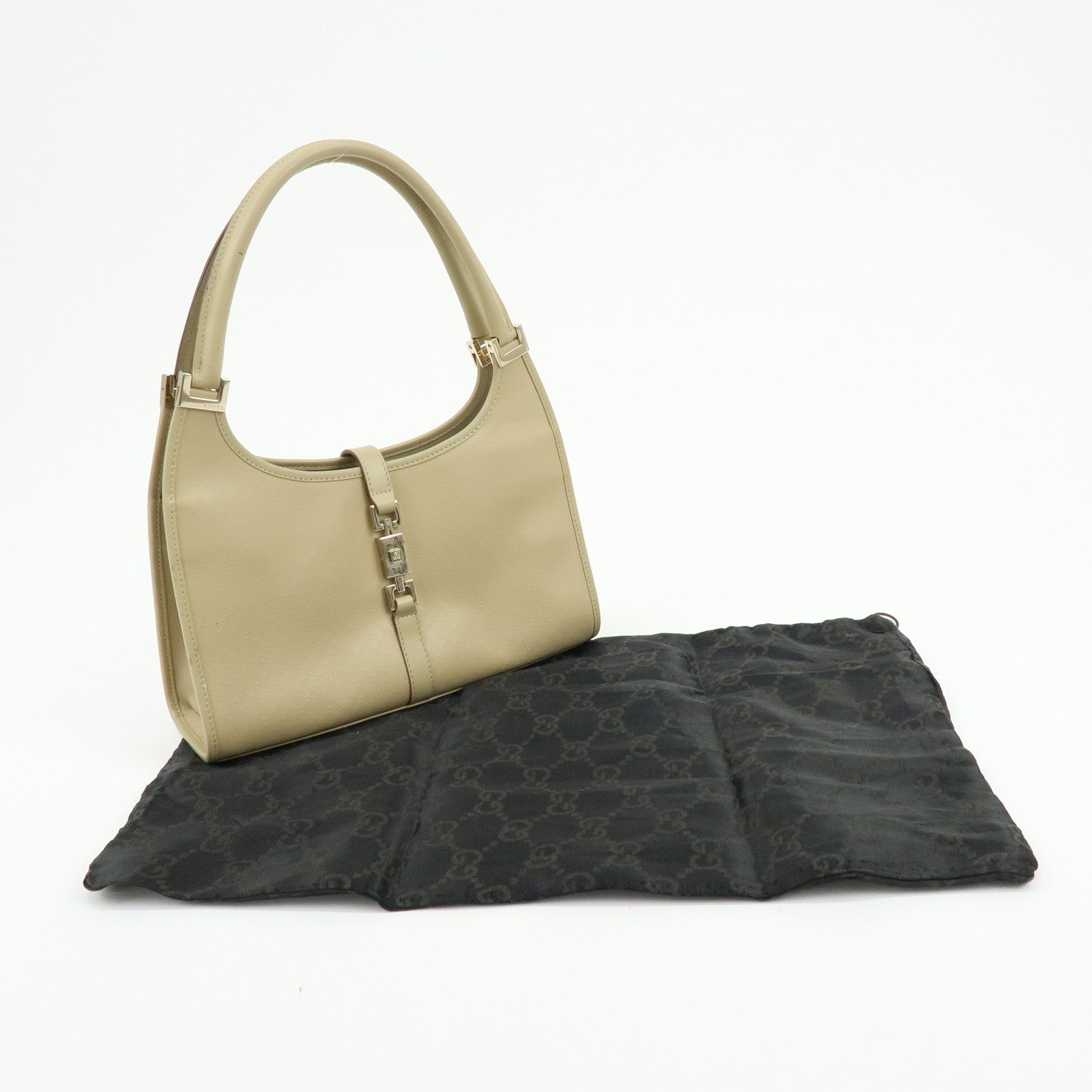 GUCCI Jackie Microguccissima Leather Shoulder Bag Hand Bag 002.1068