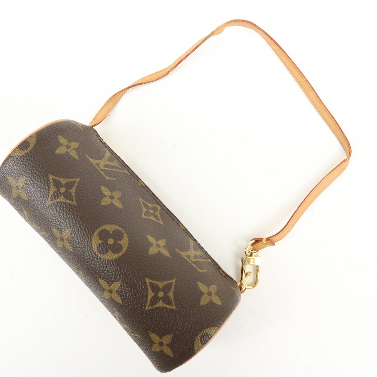 Louis Vuitton Monogram Papillon 30 Hand Bag Brown M51385
