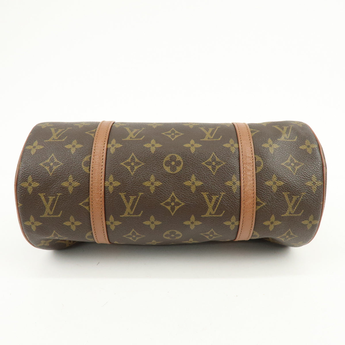 Louis Vuitton Monogram Papillon 30 Hand Bag Brown M51365