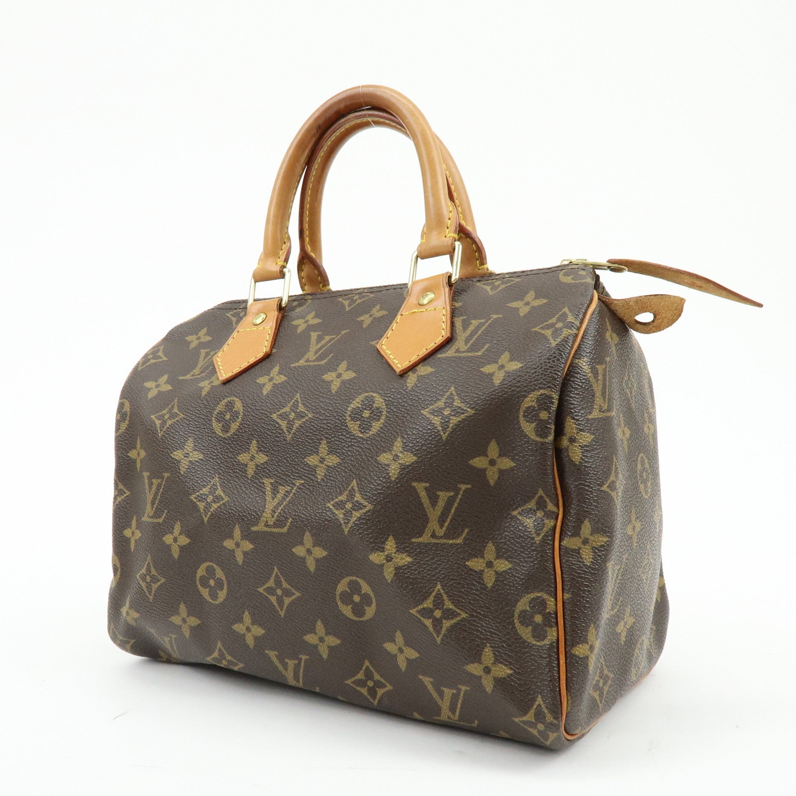 Louis Vuitton Monogram Speedy 25 Boston Bag Hand Bag Brown M41528