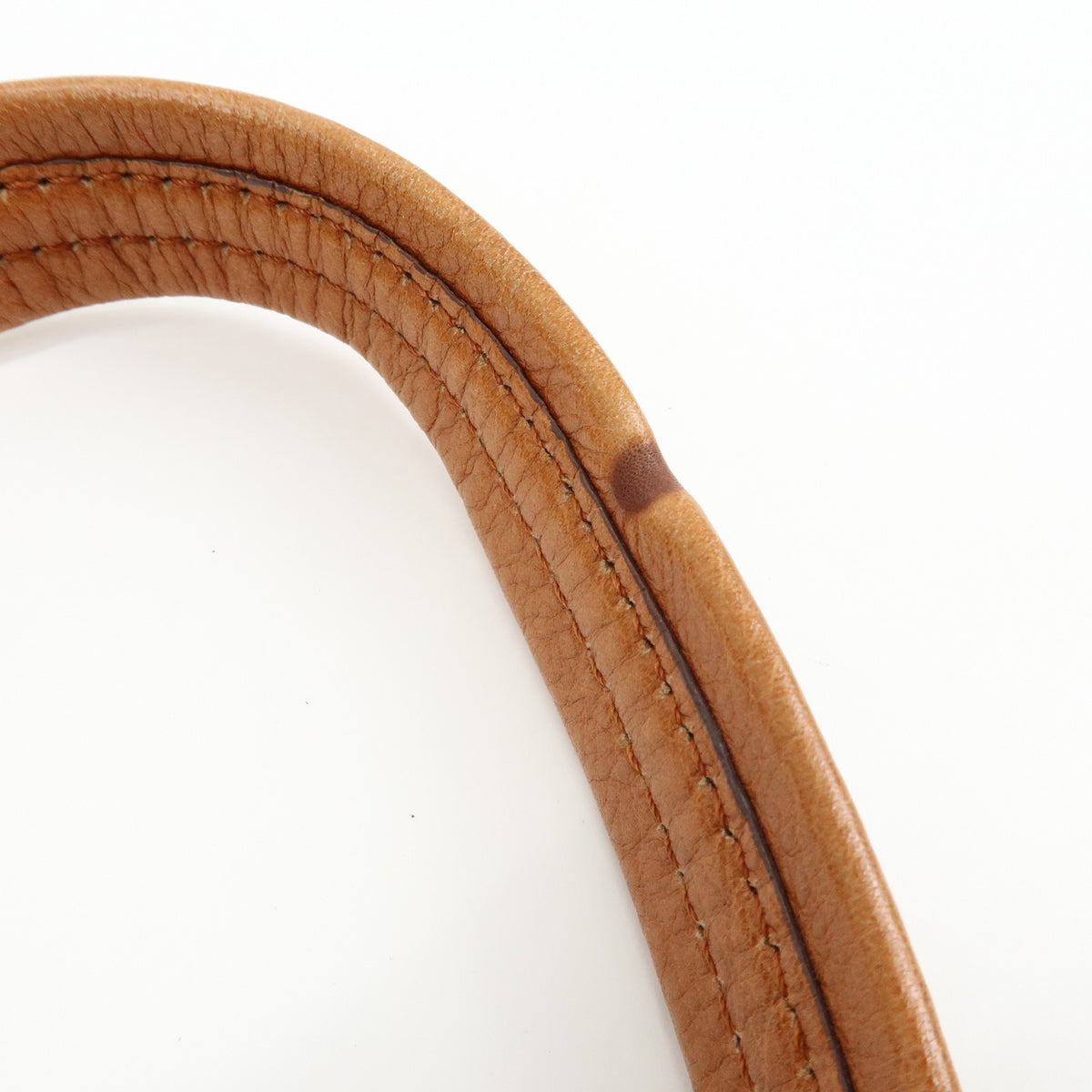 CELINE Macadam Leather Shoulder Bag Boston Bag Brown
