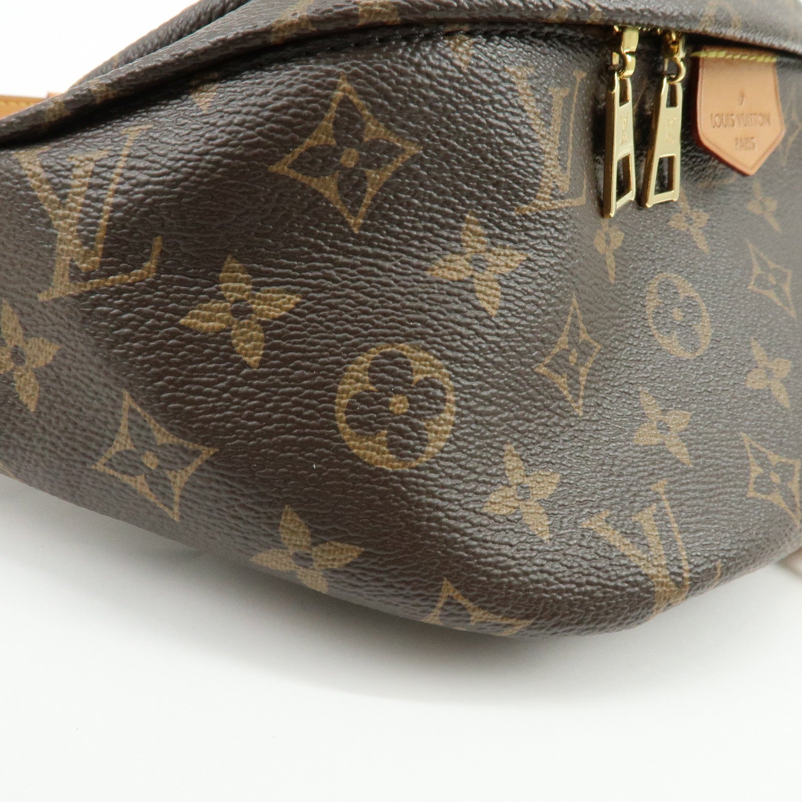 Louis Vuitton Monogram Bum Bag Crossbody Shoulder Bag Brown M43644