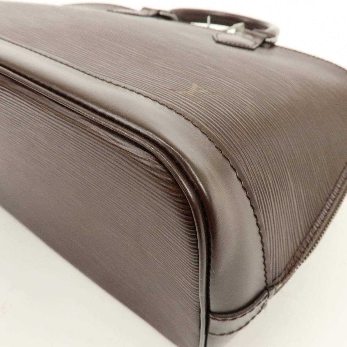 Louis Vuitton Epi Alma Leather Hand Bag Mocha Brown M5214D