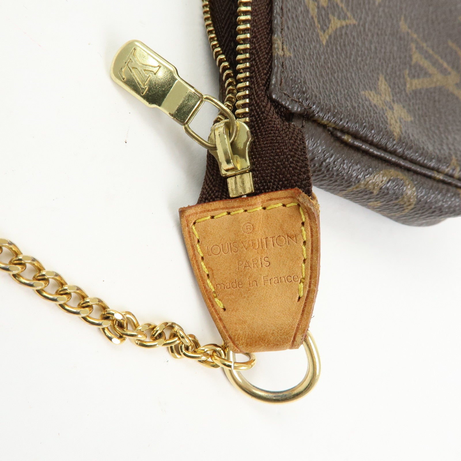 Louis Vuitton Monogram Mini Pochette Accessoires Pouch Brown M58009