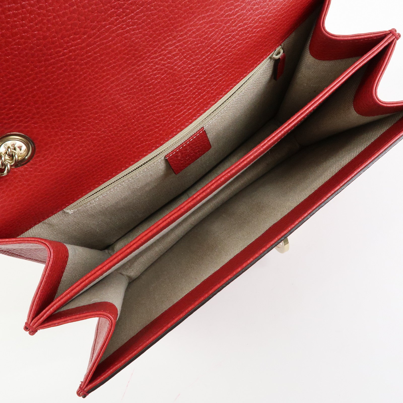 Gucci Interlocking G Leather Chain Shoulder Bag Crossbody Bag 510303