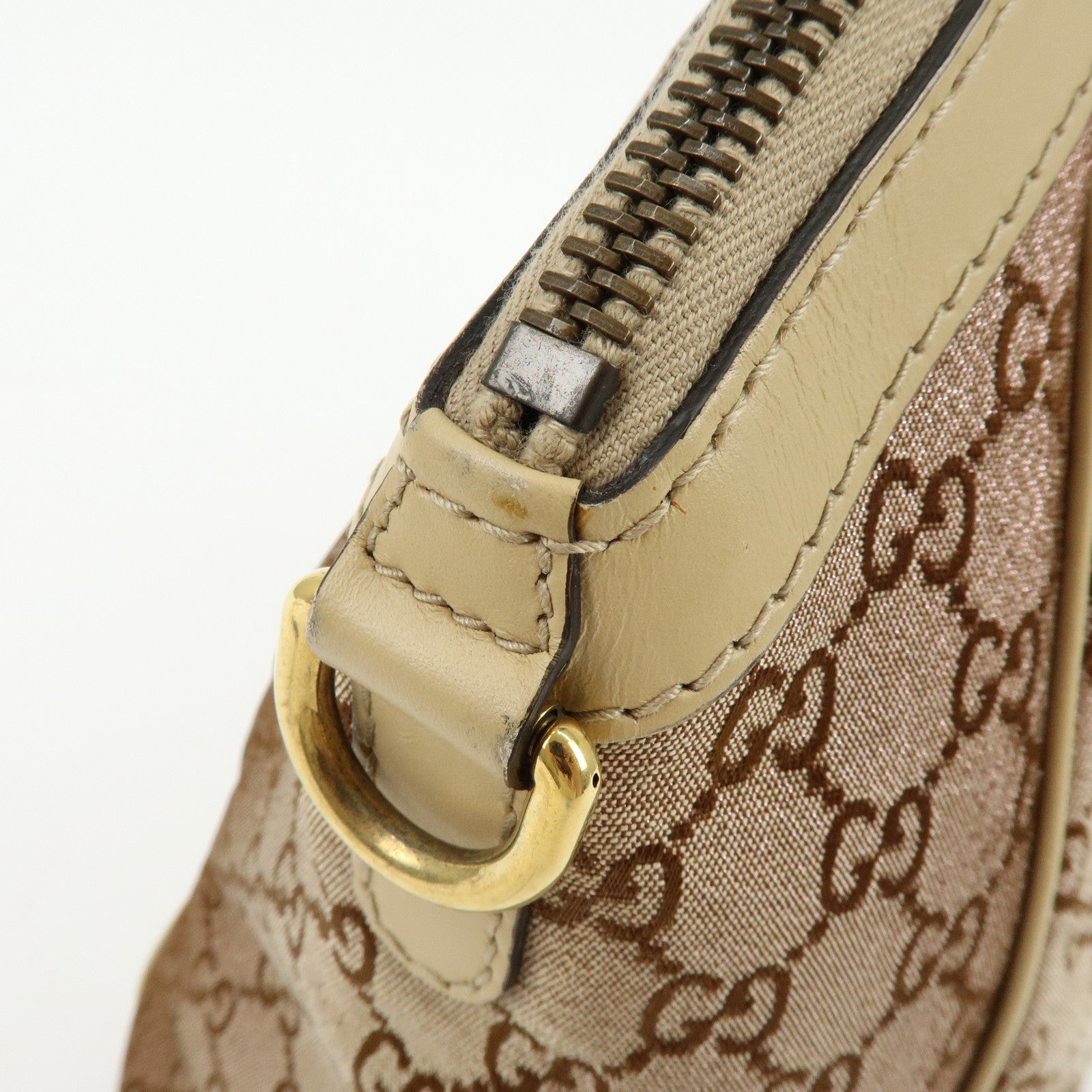 GUCCI Interlocking G Scarlett GG Canvas Leather 2Way Hand Shoulder Bag