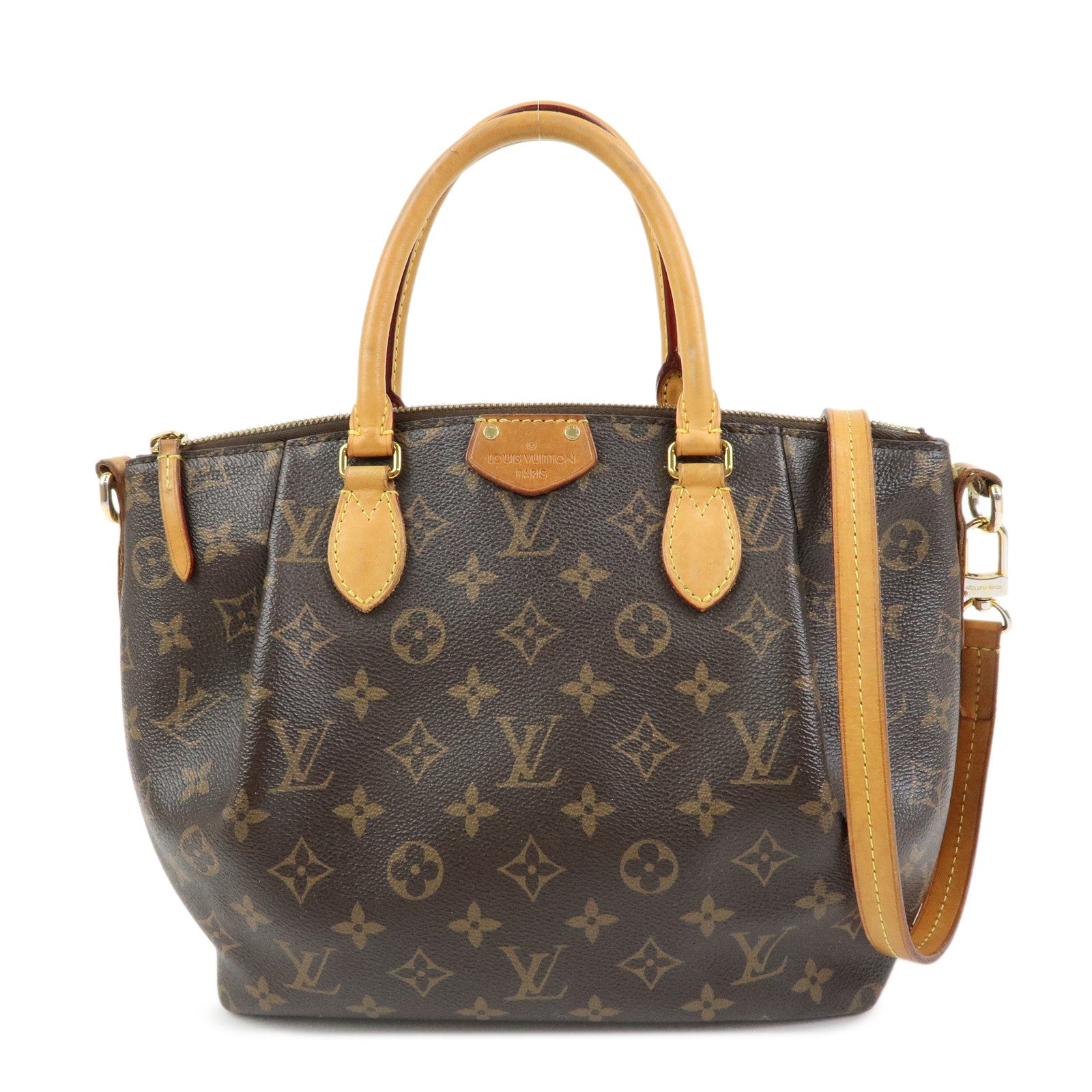 Louis Vuitton Monogram Turenne PM 2Way Bag Hand Bag Brown M48813