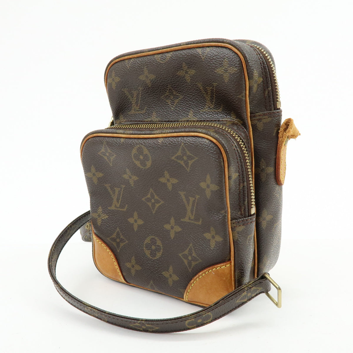 Louis Vuitton Monogram Amazone Shoulder Bag Crossbody Bag Brown M45236