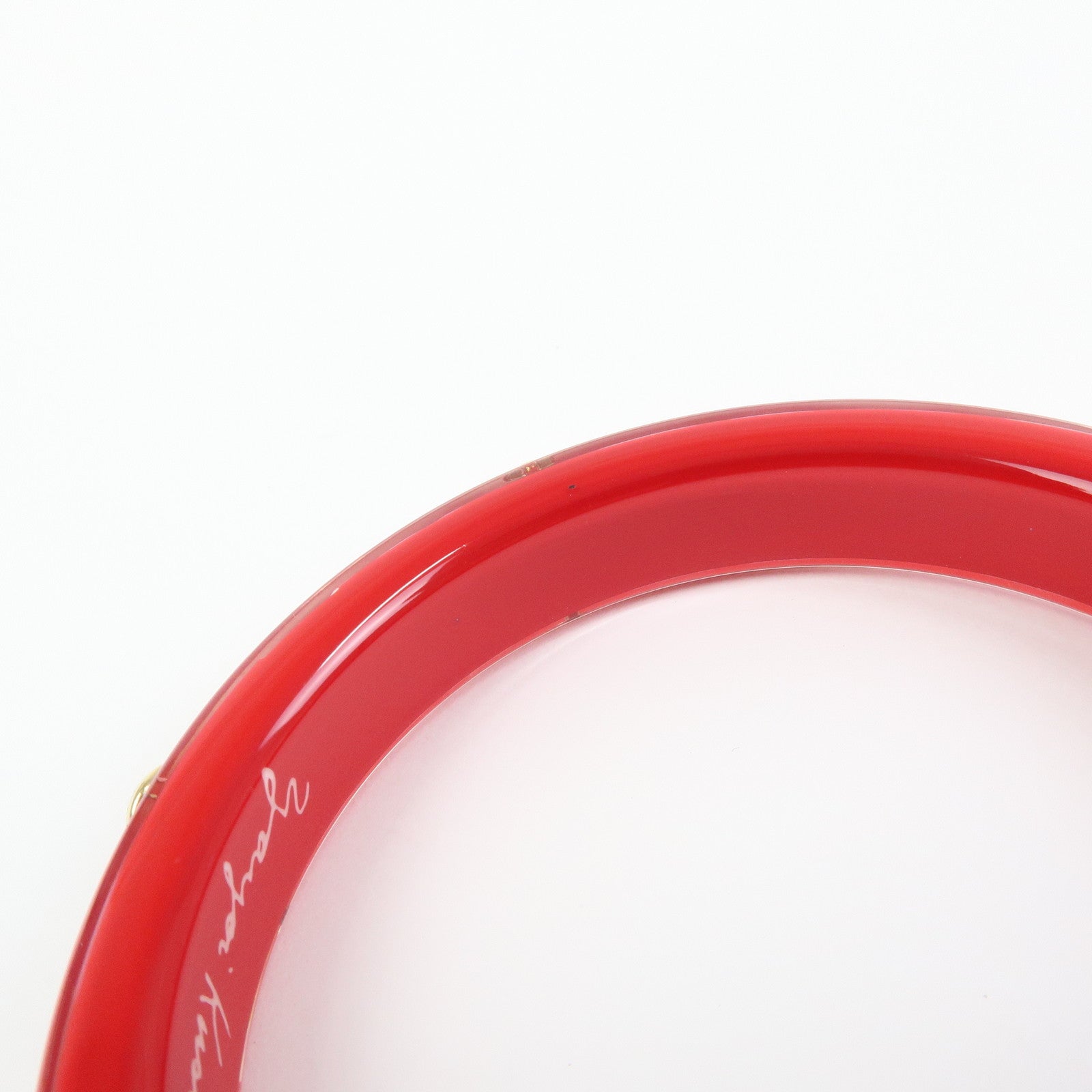 Louis Vuitton X Yayoi Kusama Dots Infinity Bracelet Red White M66684