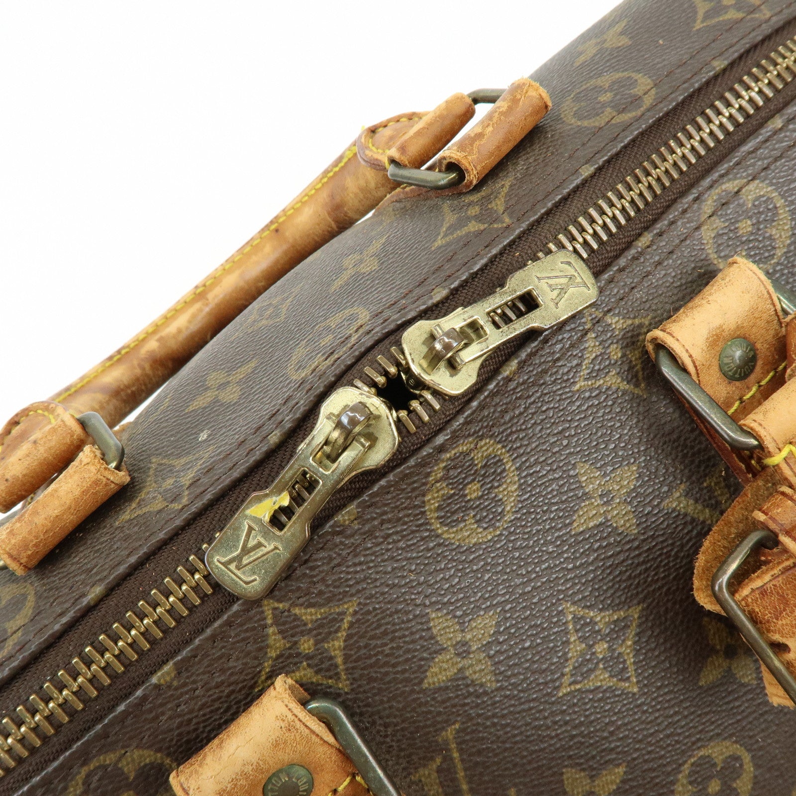 Louis Vuitton Monogram Keep All Bandouliere 45 Boston Bag M41418