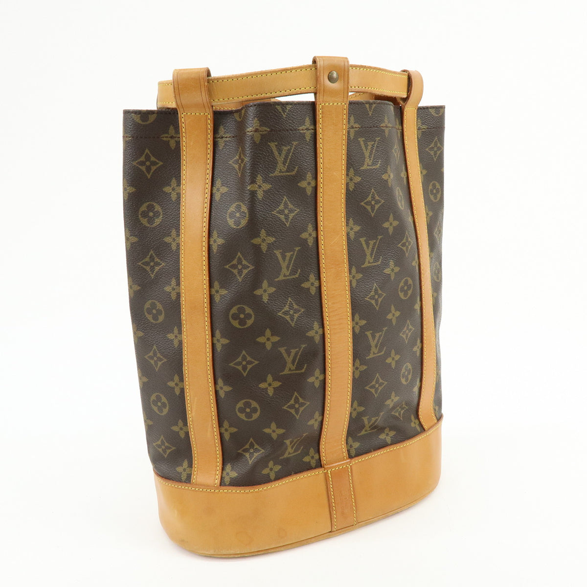 Louis Vuitton Monogram Randonnee PM Shoulder Bag Brown M42243