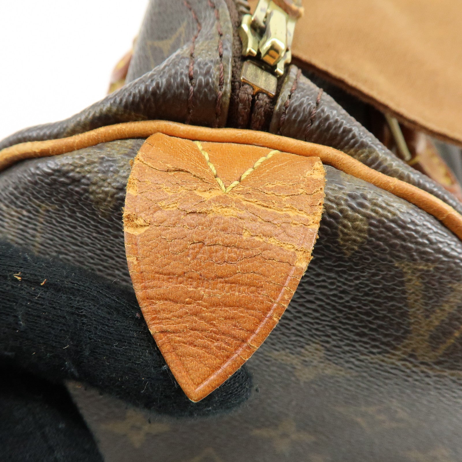 Louis Vuitton Monogram Speedy 30 Boston Bag Hand Bag Brown M41526
