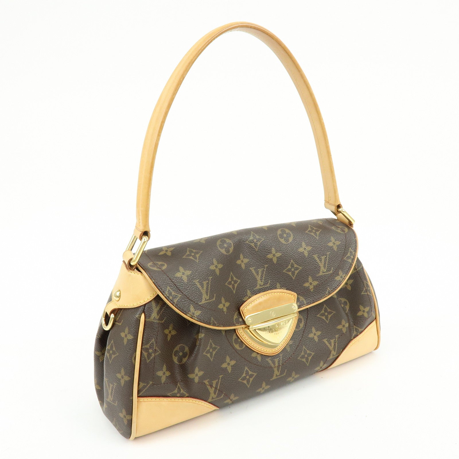 Louis Vuitton Monogram Beverly MM Shoulder Bag Hand Bag Brown M40121