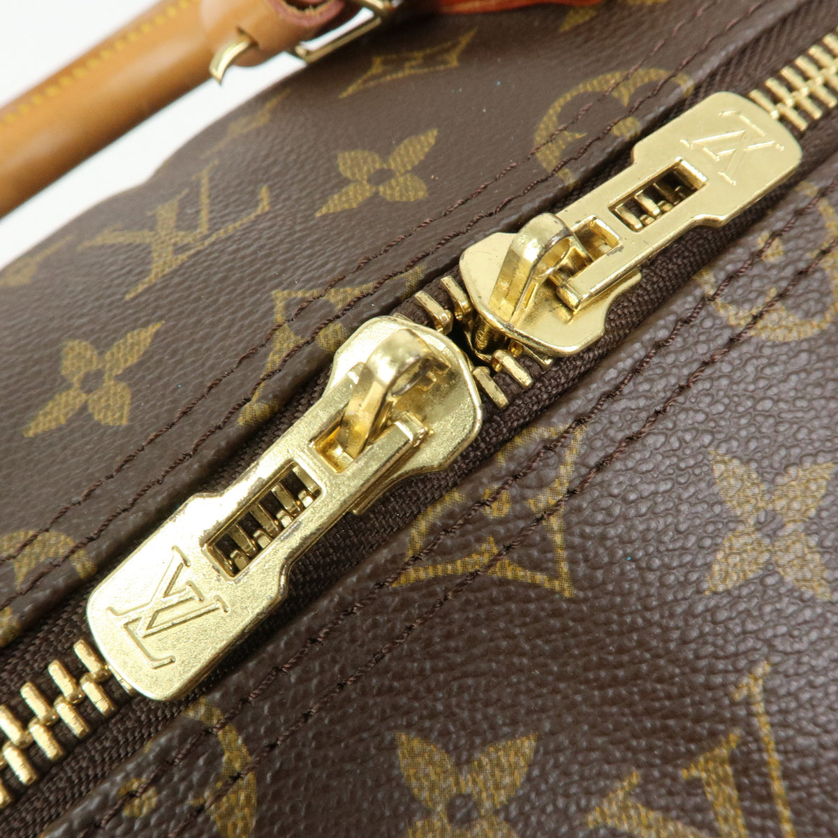 Louis Vuitton Keep All Bandouliere 55 Boston Bag Brown M41414
