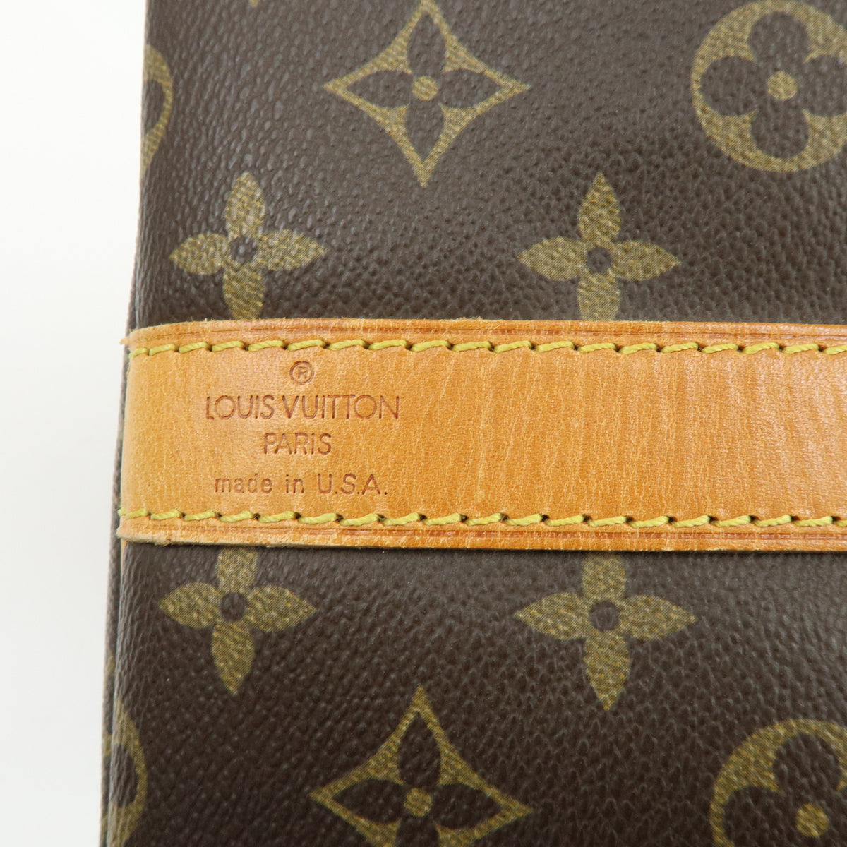 Louis Vuitton Monogram Keep All Bandouliere 55 Boston Bag M41414