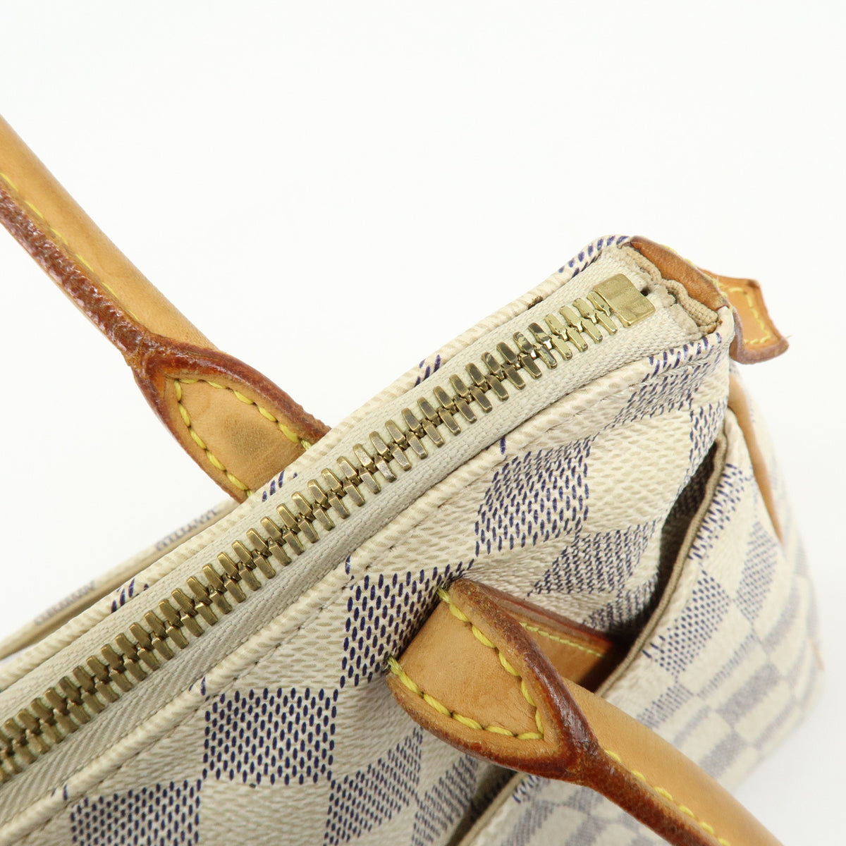 Louis Vuitton Damier Azur Canvas Figheri PM Tote Shoulder Bag N41176