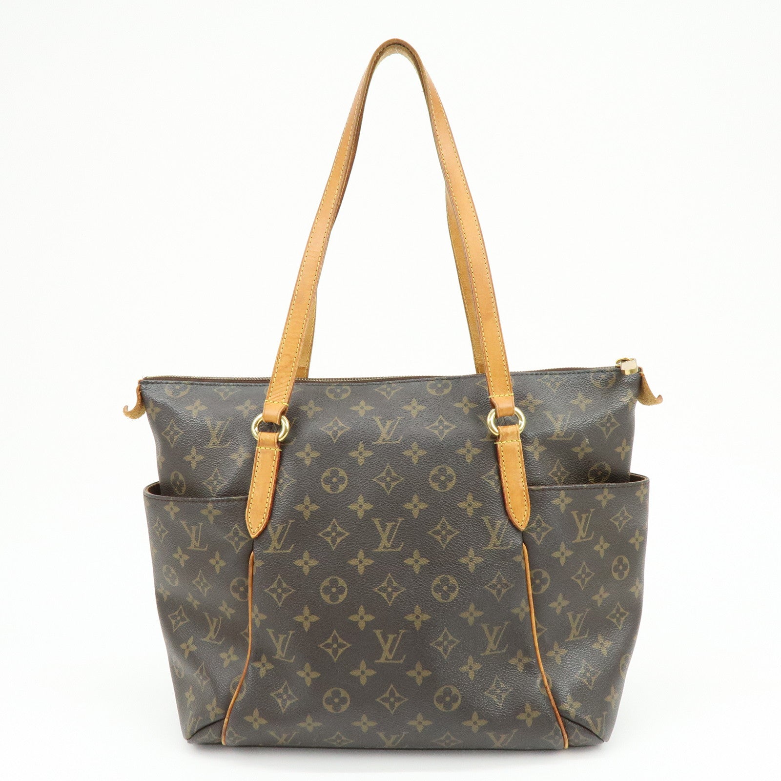 Louis Vuitton Monogram Totally MM Tote Shoulder Bag Brown M56689