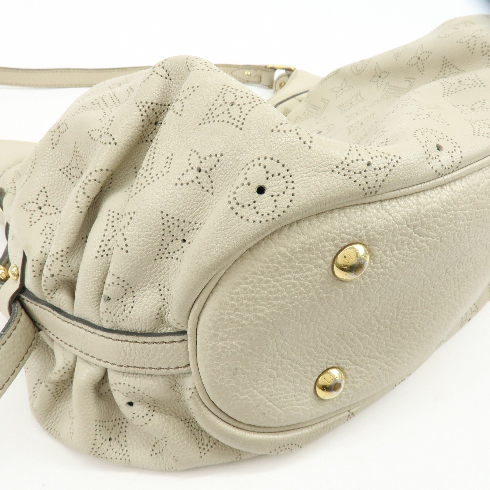 Louis Vuitton Monogram Mahina XS Shoulder Bag Gris Greige M95768