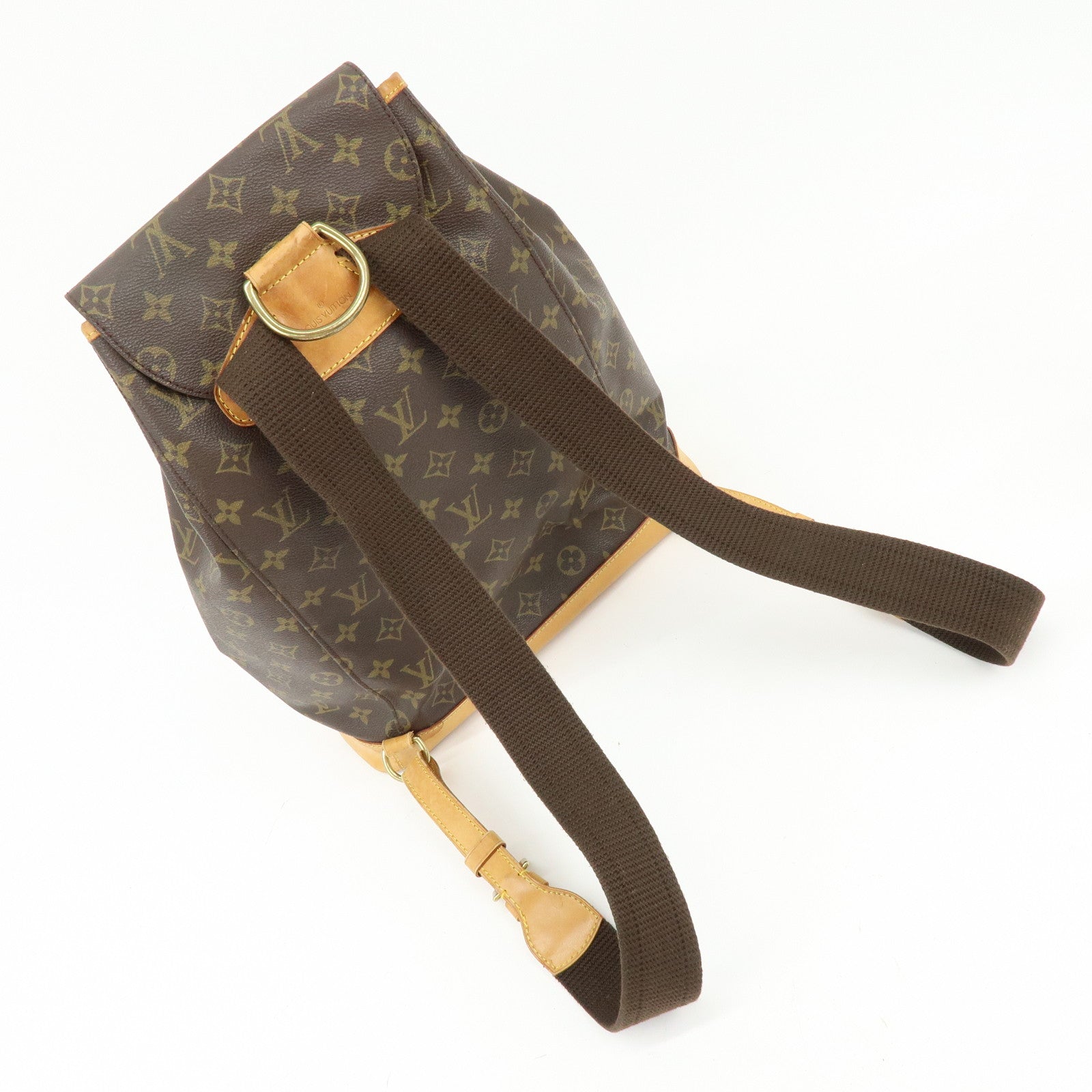 Louis Vuitton Monogram Montsouris GM Backpack Brown M51135