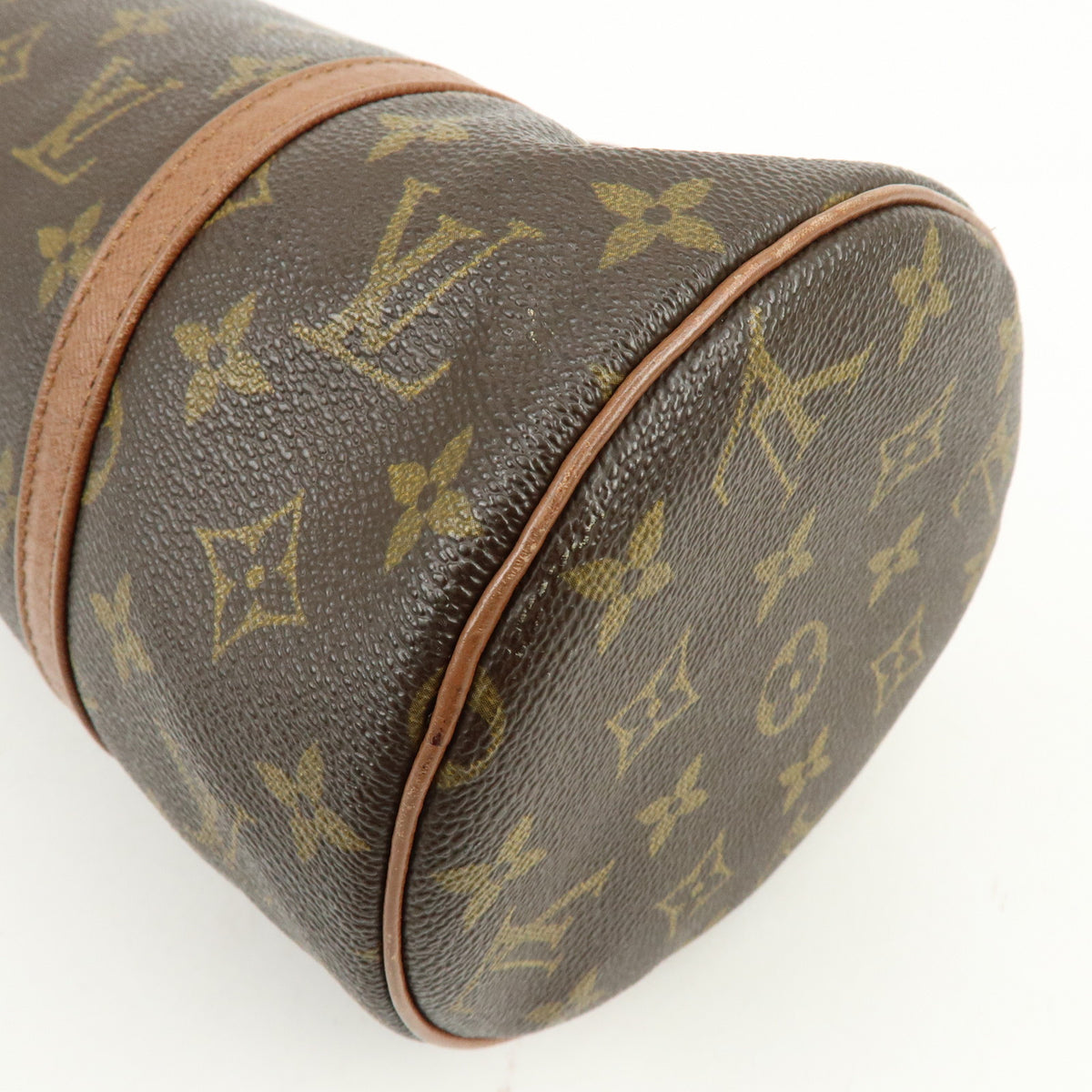 Louis Vuitton Monogram Papillon 30 Hand Bag Brown M51365