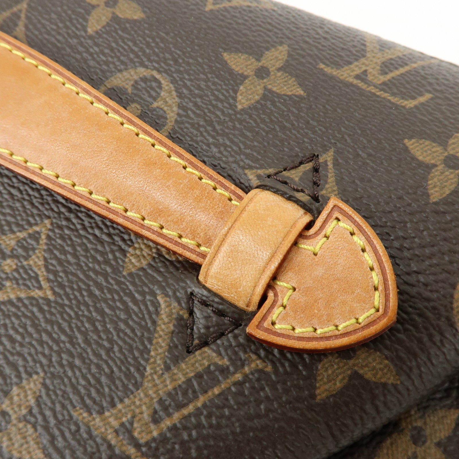 Louis Vuitton Monogram Bum Bag Crossbody Shoulder Bag Brown M43644