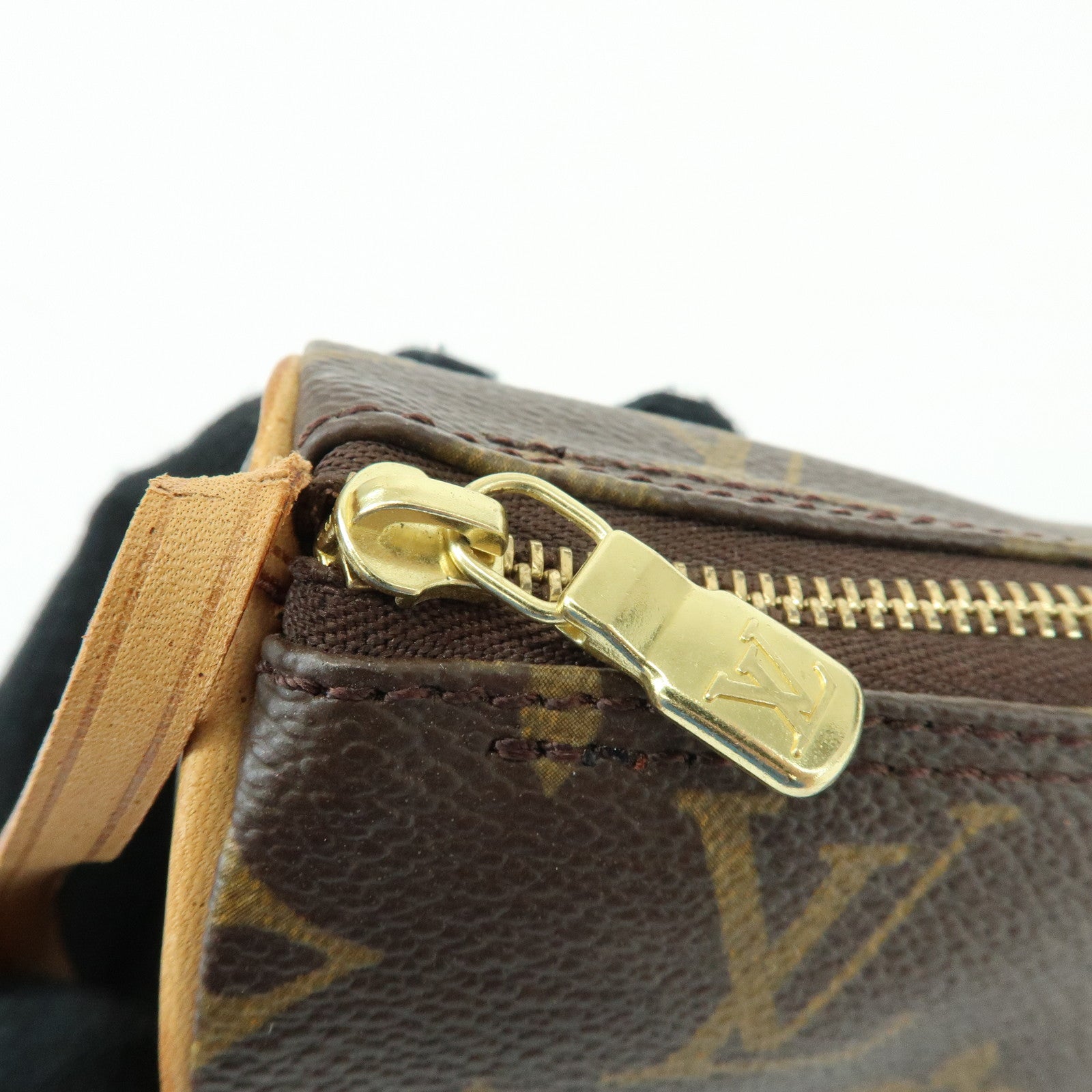 Louis Vuitton Monogram Canvas Mini Pouch for Papillon Bag Brown