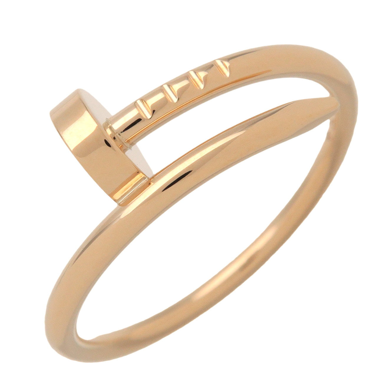 Cartier Juste un Clou Ring SM K18 750YG Yellow Gold #55 US7.5