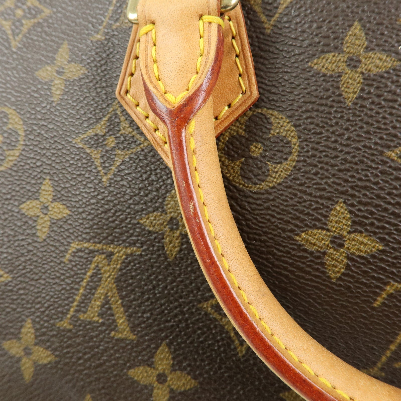 Louis Vuitton Monogram Speedy 40 Hand Bag Boston Bag Brown M41522
