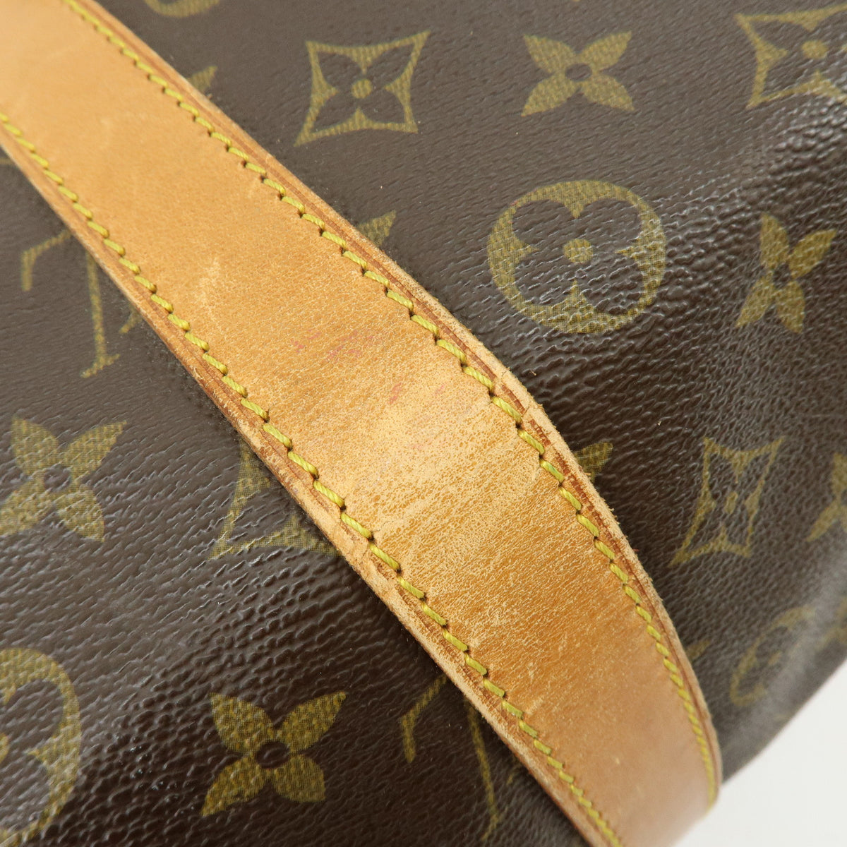 Louis Vuitton Monogram Keep All Bandouliere 55 Boston Bag Brown M41414